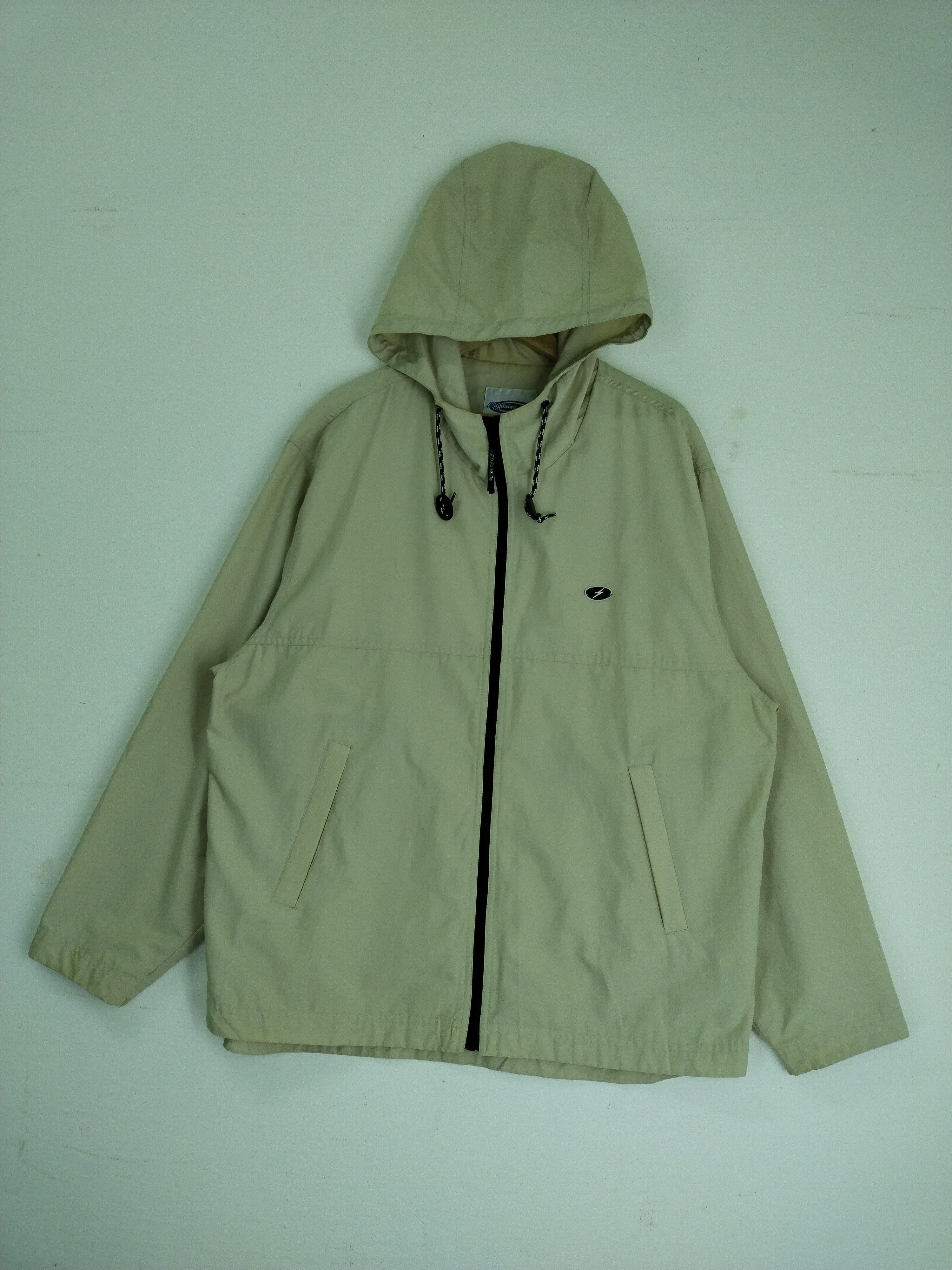 image of Lightning Bolt Hoodie Light Jacket, Men's (Size Large)