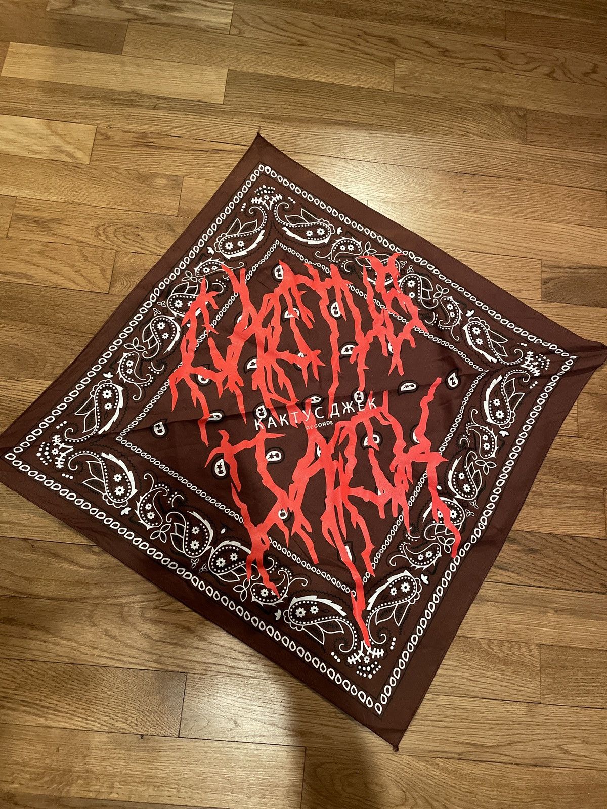travis scott bandana print