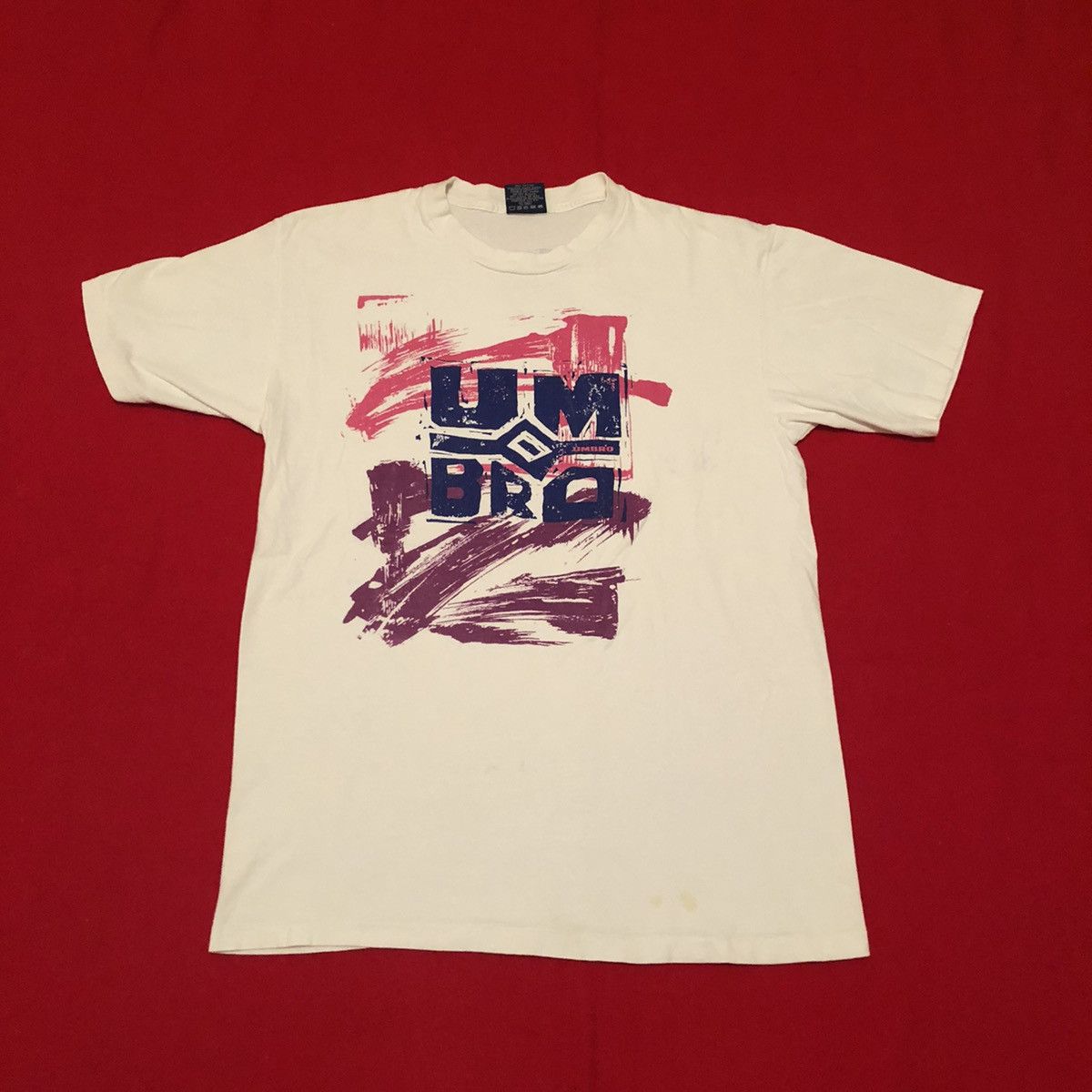 Vintage Umbro Navy Long Sleeve Tee XL