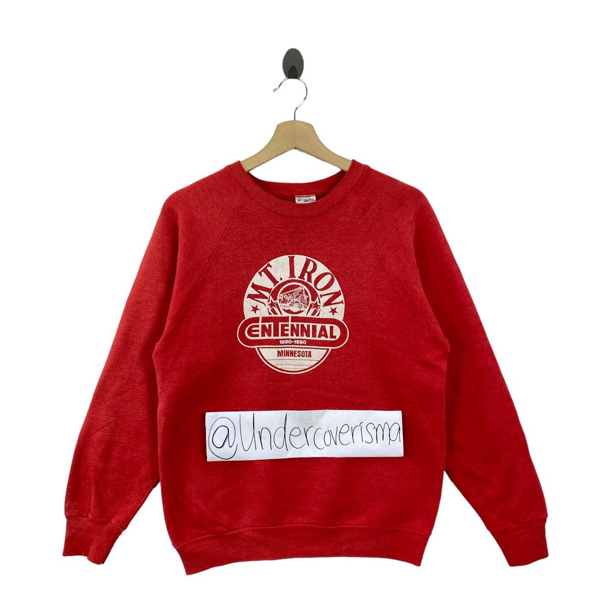 Vintage 90s MT. TRON CENTENNIAL Minnesota Print Sweatshirt