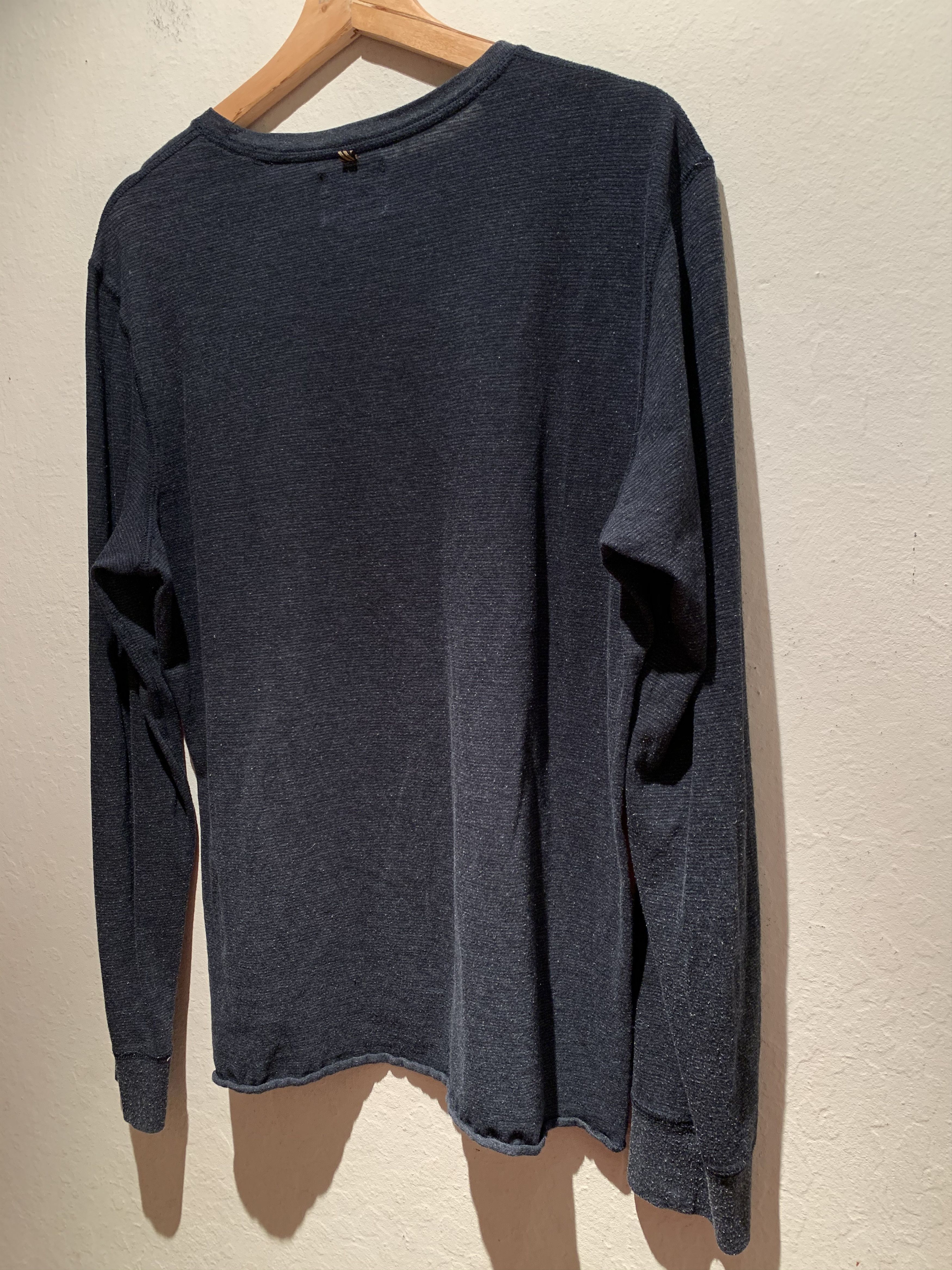 Billy Reid × Designer *RARE* Billy Reid Peruvian Knit Long Sleeve Shirt - Large Size US L / EU 52-54 / 3 - 3 Thumbnail