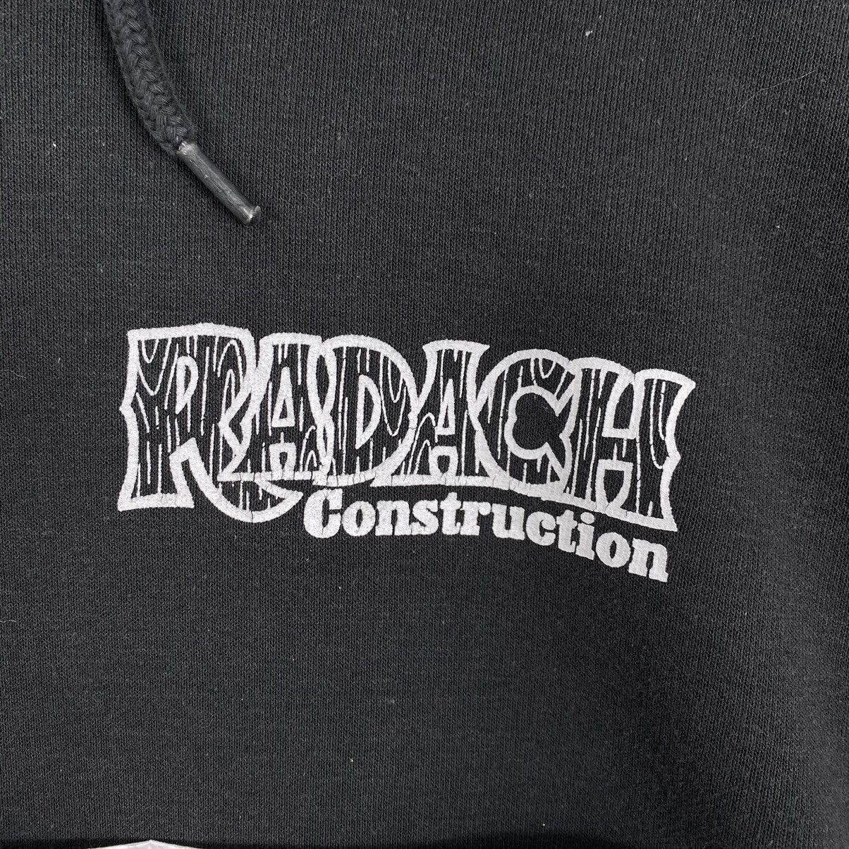 Carhartt Vintage CARHARTT RADACH Construction Print Black Hoodie Size US XL / EU 56 / 4 - 5 Thumbnail