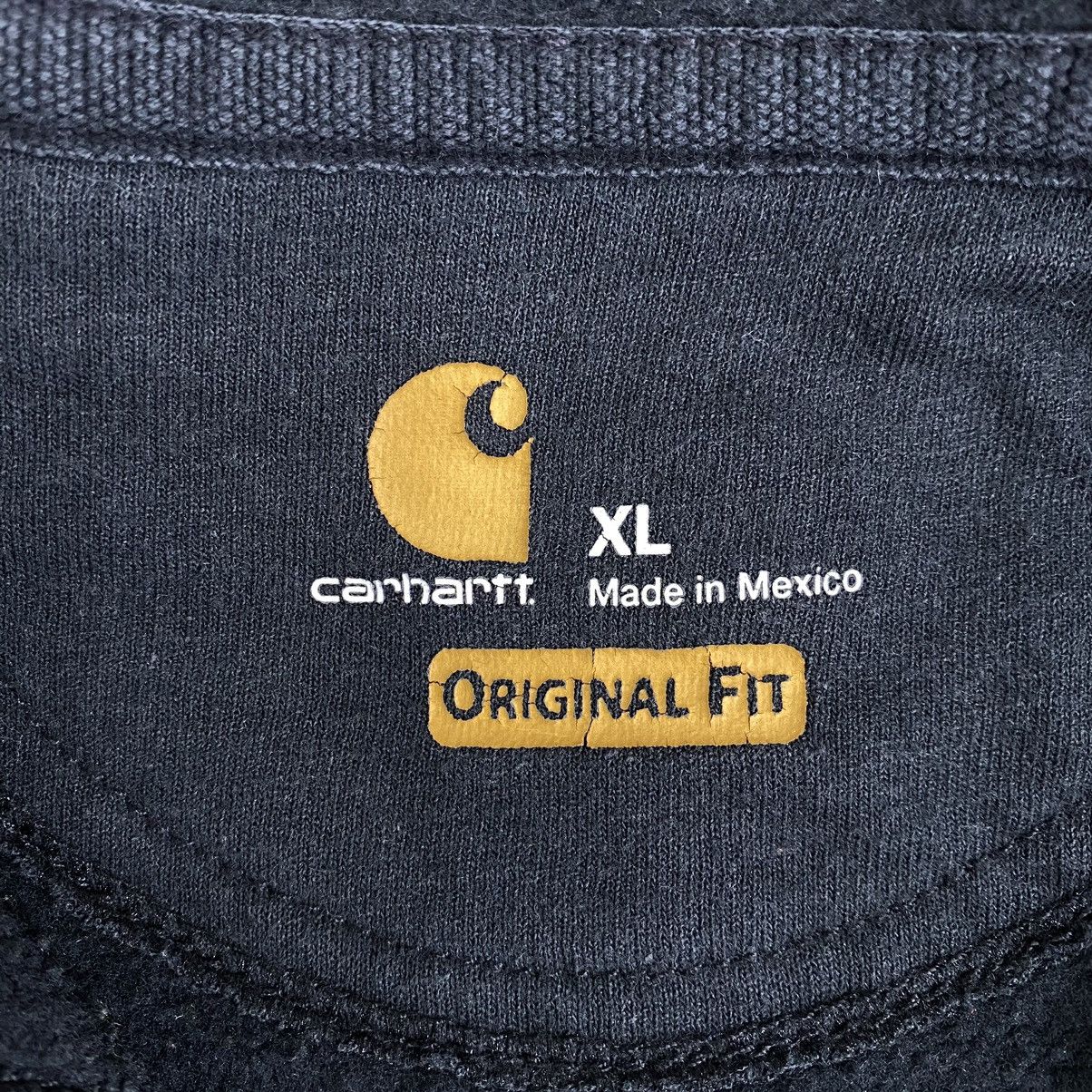 Carhartt Vintage CARHARTT RADACH Construction Print Black Hoodie Size US XL / EU 56 / 4 - 8 Thumbnail