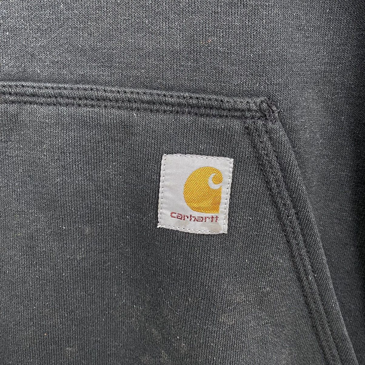 Carhartt Vintage CARHARTT RADACH Construction Print Black Hoodie Size US XL / EU 56 / 4 - 6 Thumbnail