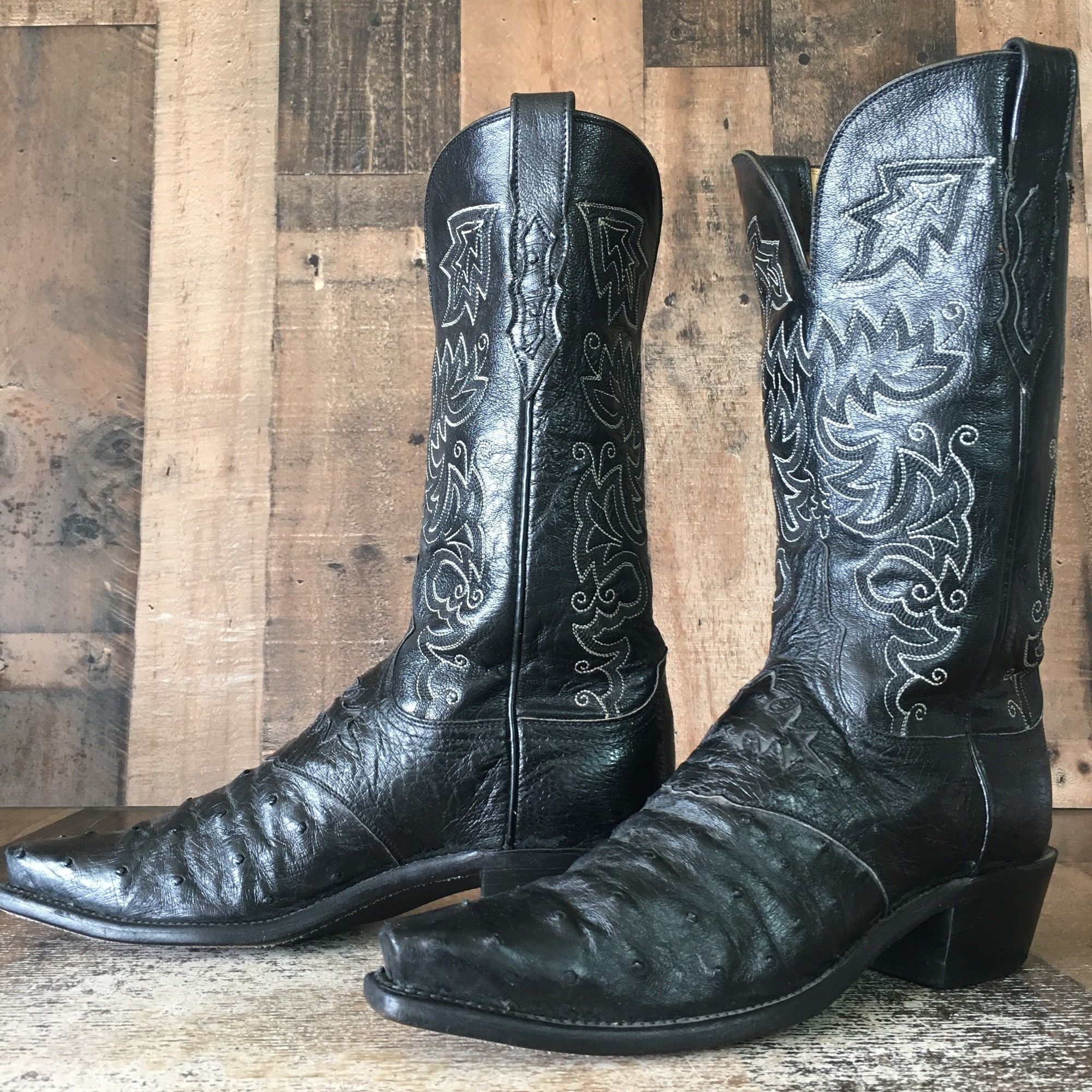 Lucchese Lucchese 1883 N8113 Ostrich Cowboy Boots Womens 9 B | Grailed