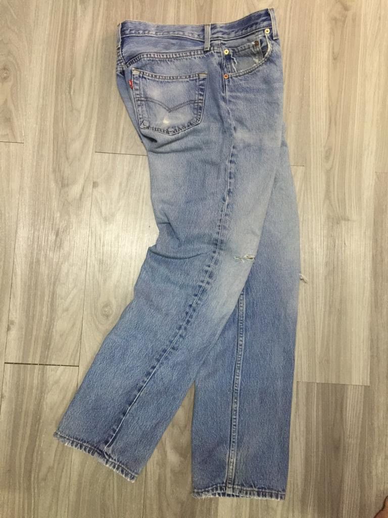 Levi's 501 Washed Jeans Size US 31 - 5 Thumbnail