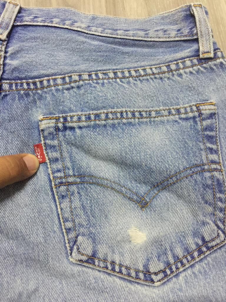 Levi's 501 Washed Jeans Size US 31 - 17 Thumbnail