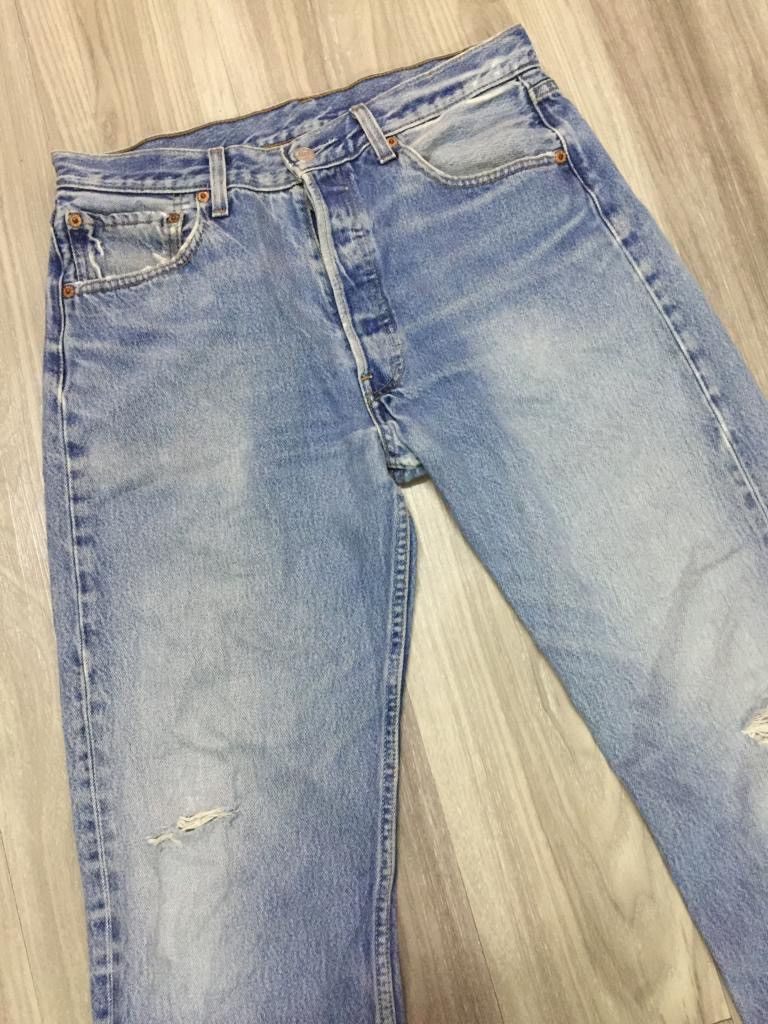 Levi's 501 Washed Jeans Size US 31 - 8 Thumbnail