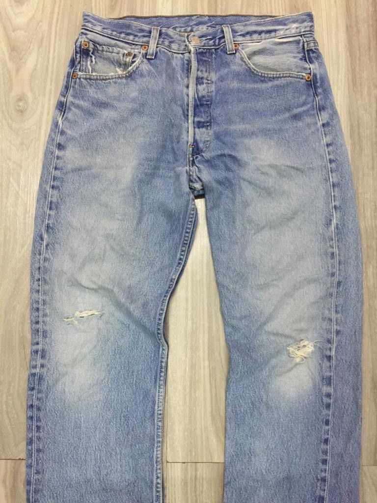 Levi's 501 Washed Jeans Size US 31 - 4 Thumbnail
