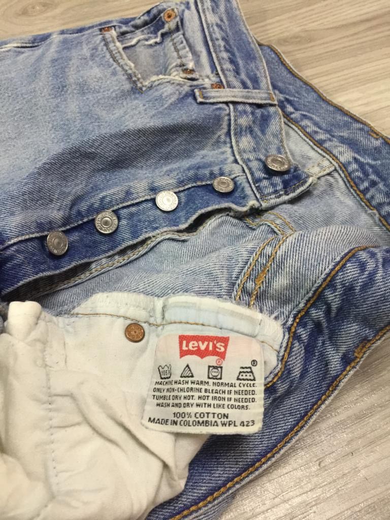 Levi's 501 Washed Jeans Size US 31 - 10 Thumbnail