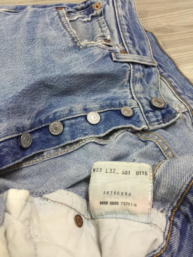 Levi's 501 Washed Jeans Size US 31 - 11 Thumbnail