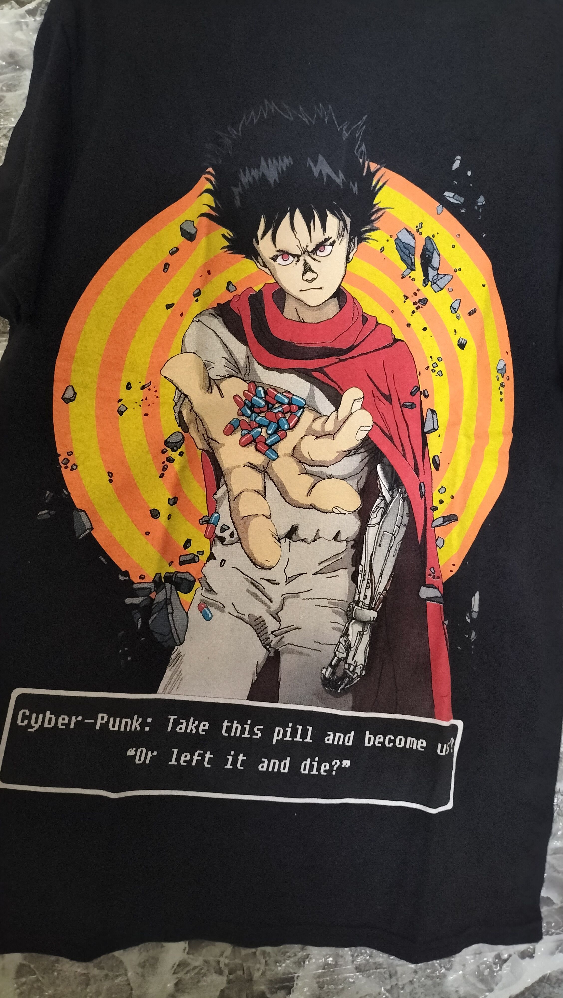 Anime Vintage Akira Cyber Punk Tokyo Disorder Movie fashion Size US M / EU 48-50 / 2 - 4 Thumbnail