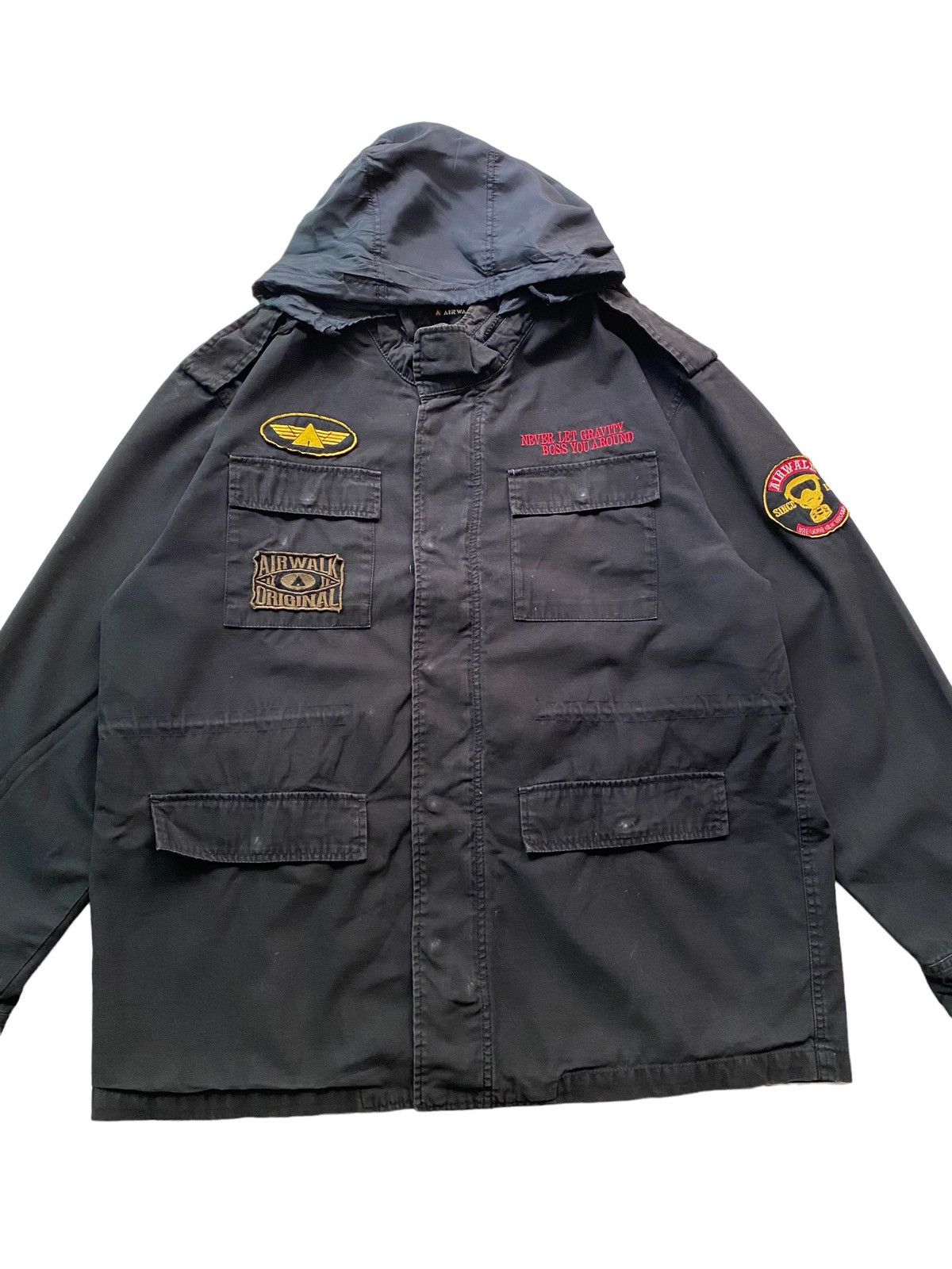 Japanese Brand × Tornado Mart 💥🧨Airwalk Military Parka Jacket Multipoket nice Size US L / EU 52-54 / 3 - 4 Thumbnail