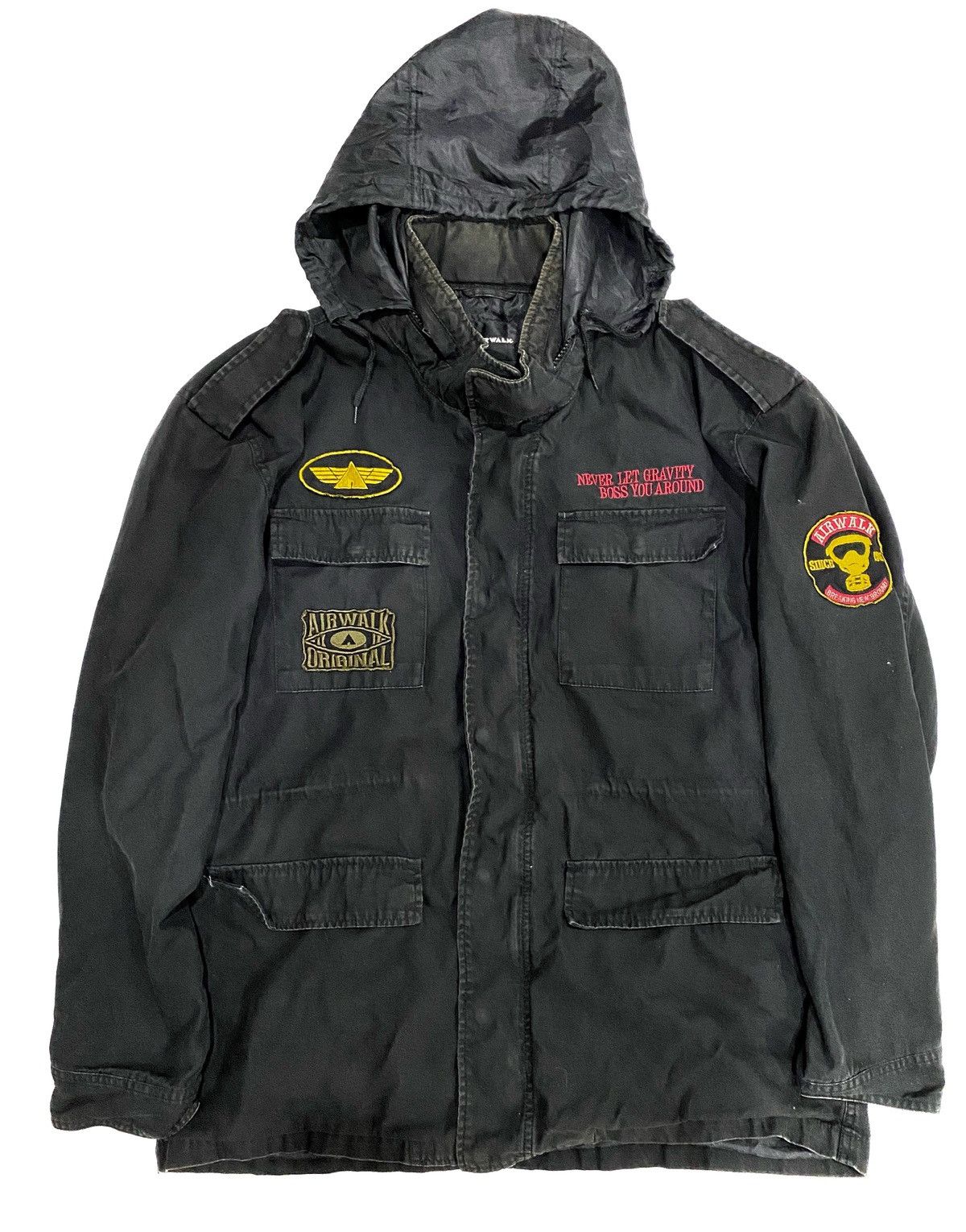 Japanese Brand × Tornado Mart 💥🧨Airwalk Military Parka Jacket Multipoket nice Size US L / EU 52-54 / 3 - 1 Thumbnail