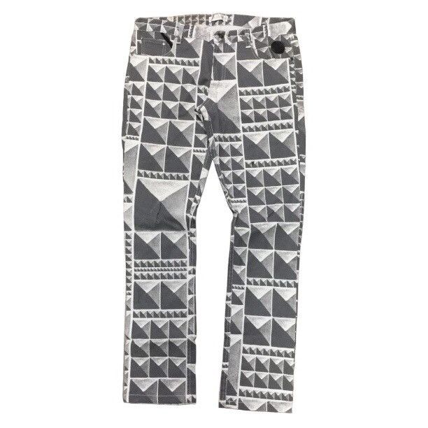 GROUNDZERO Ground Zero Joy Division Unknown Pleasure Skinny Waxed Jean Size US 32 / EU 48 - 1 Thumbnail