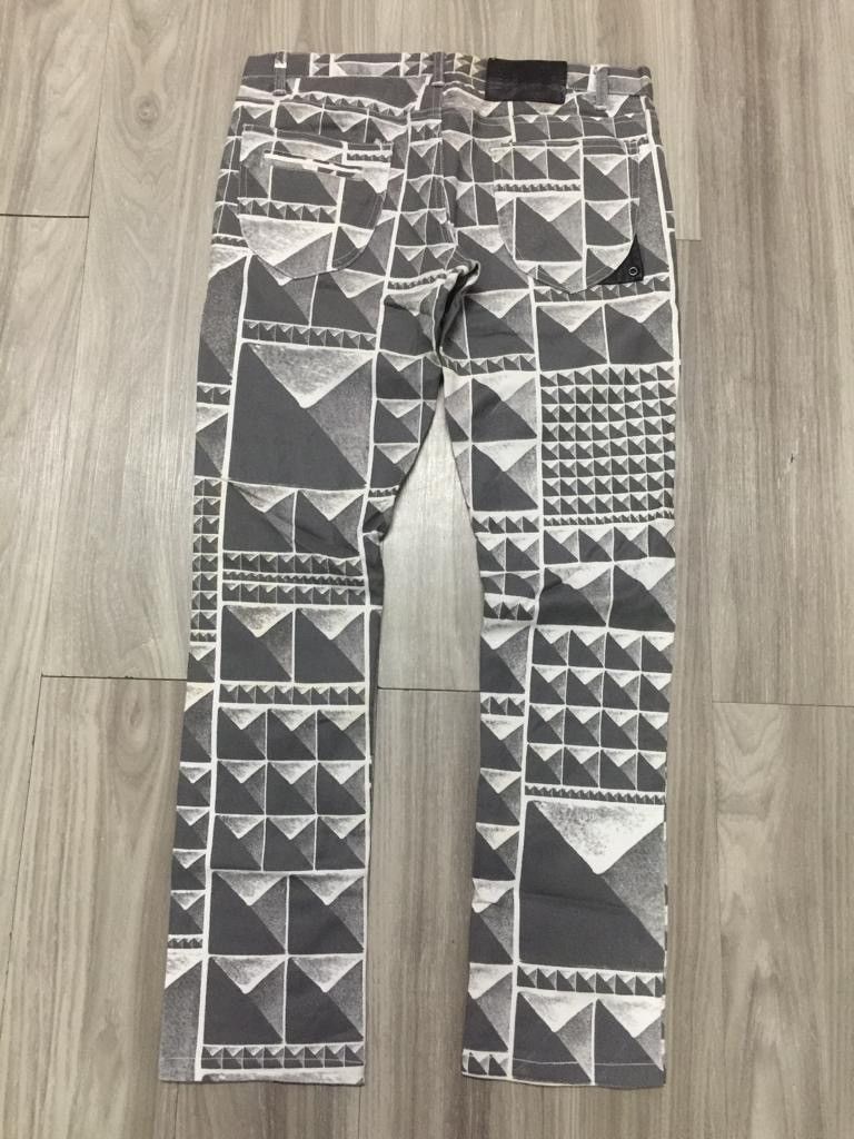 GROUNDZERO Ground Zero Joy Division Unknown Pleasure Skinny Waxed Jean Size US 32 / EU 48 - 10 Thumbnail