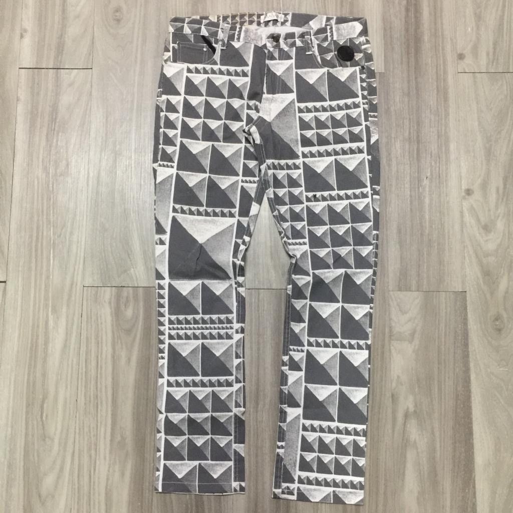 GROUNDZERO Ground Zero Joy Division Unknown Pleasure Skinny Waxed Jean Size US 32 / EU 48 - 3 Thumbnail