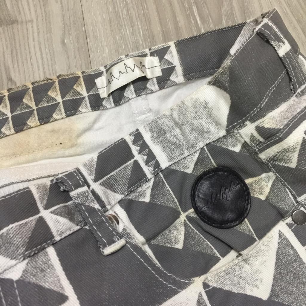 GROUNDZERO Ground Zero Joy Division Unknown Pleasure Skinny Waxed Jean Size US 32 / EU 48 - 13 Thumbnail