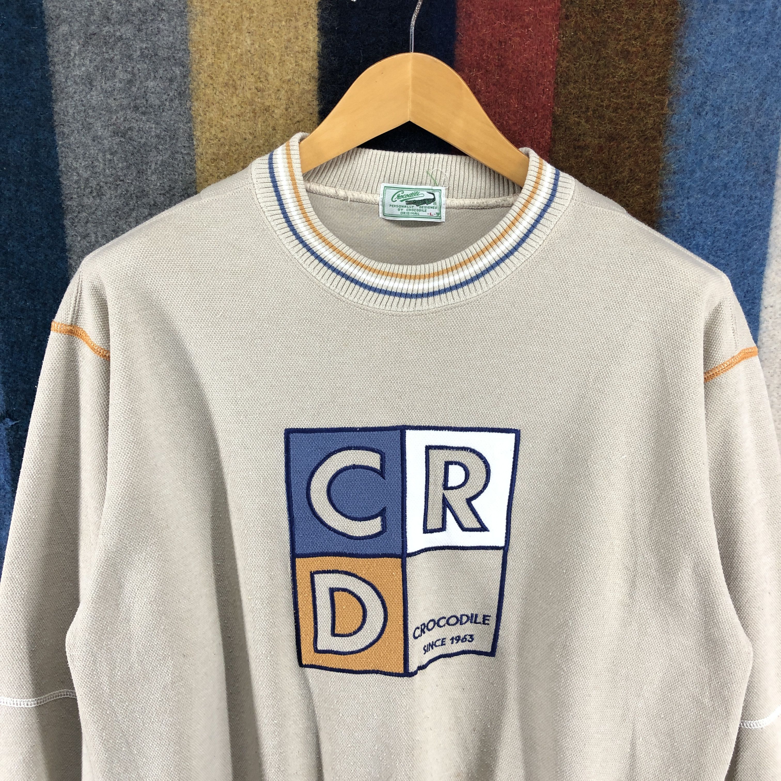 Other CROCODILE Crew Neck Sweatshirt #0233/K Size US M / EU 48-50 / 2 - 2 Thumbnail