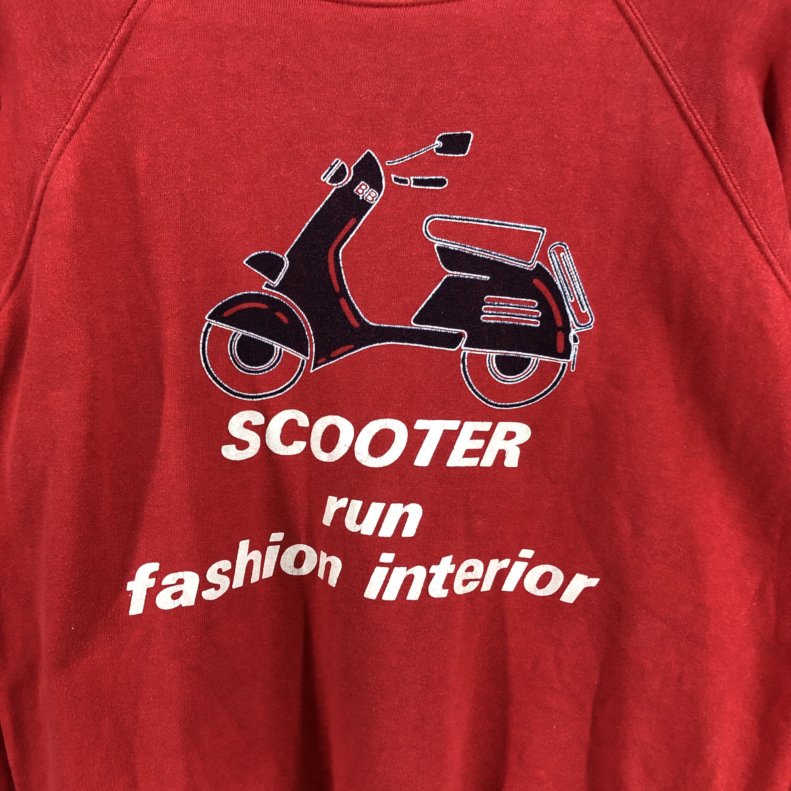 Vintage 90s Vintage PETIT BB Scooter Crew Neck Sweatshirt #634/AA Size US S / EU 44-46 / 1 - 3 Thumbnail