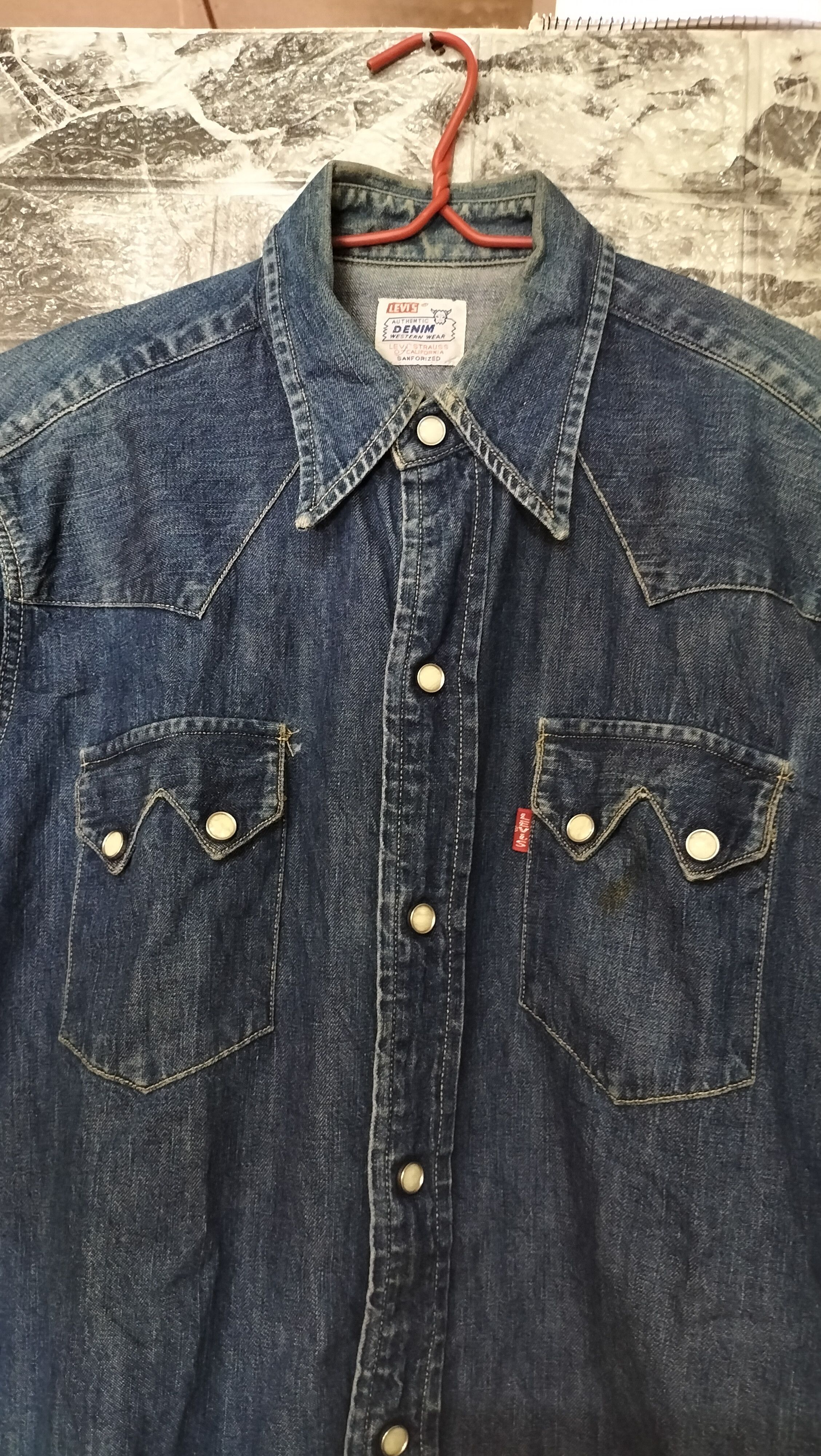 Levi's Vintage Clothing Vintage Levis Big E Short horn Lvc pearls cowboy workwear Size US M / EU 48-50 / 2 - 2 Thumbnail