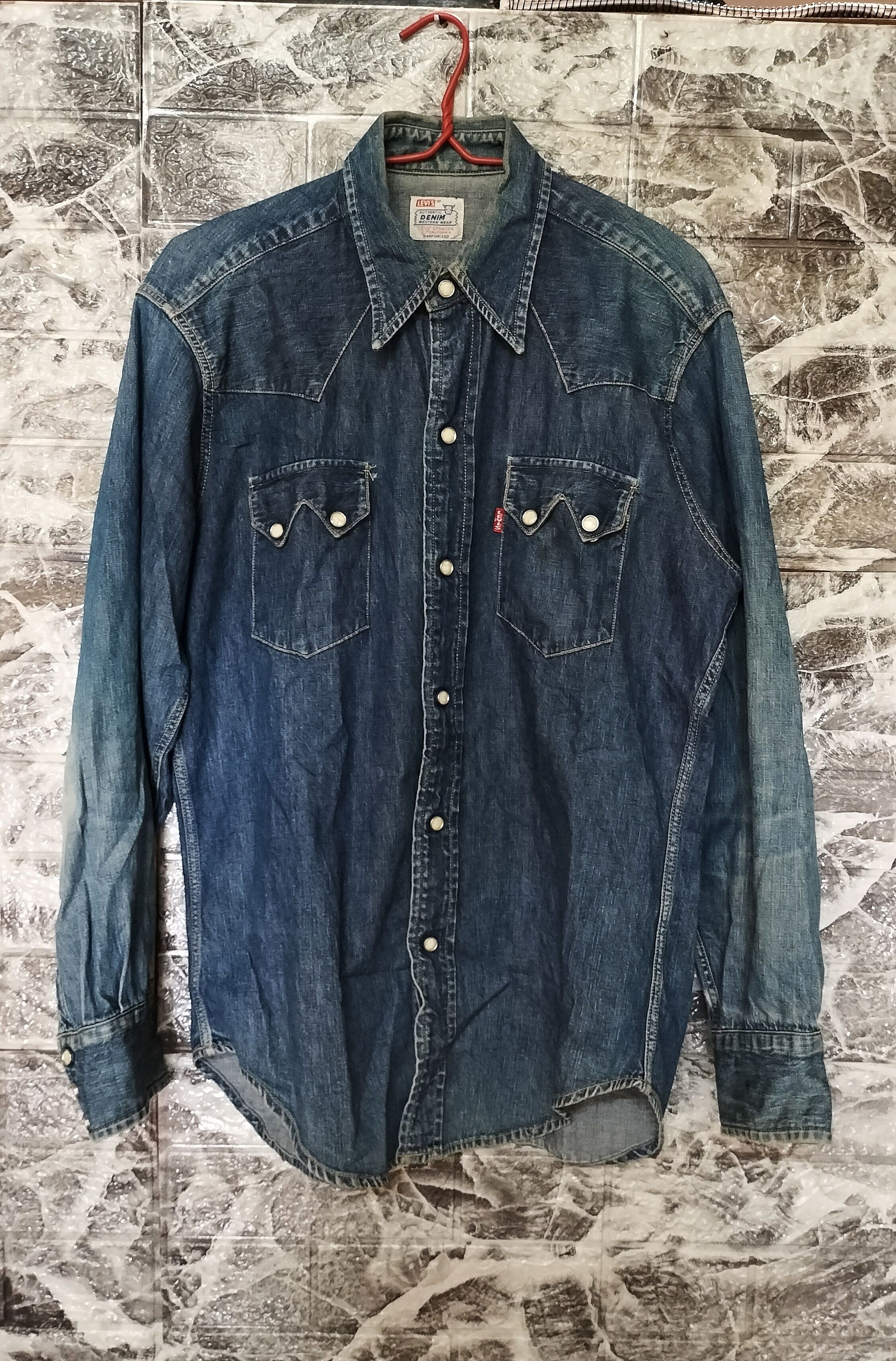 Levi's Vintage Clothing Vintage Levis Big E Short horn Lvc pearls cowboy workwear Size US M / EU 48-50 / 2 - 1 Thumbnail