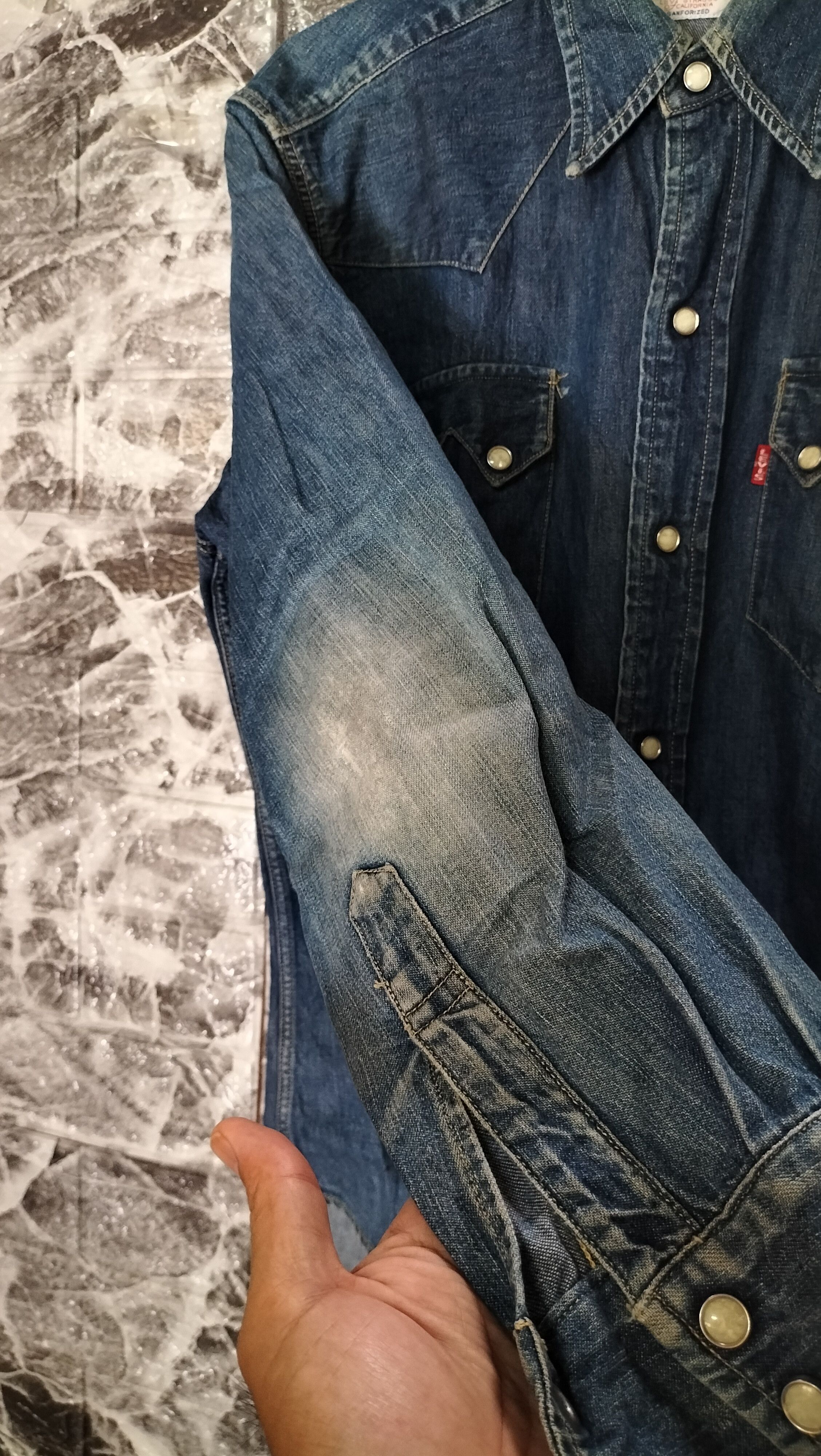Levi's Vintage Clothing Vintage Levis Big E Short horn Lvc pearls cowboy workwear Size US M / EU 48-50 / 2 - 14 Thumbnail