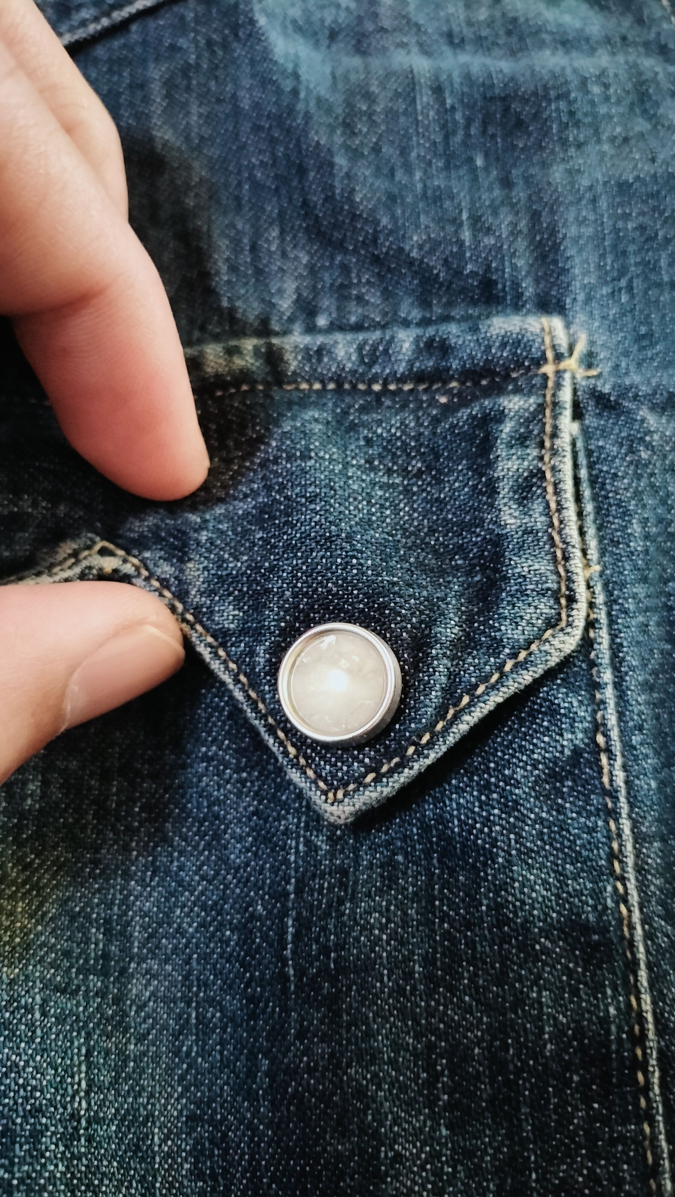 Levi's Vintage Clothing Vintage Levis Big E Short horn Lvc pearls cowboy workwear Size US M / EU 48-50 / 2 - 5 Thumbnail