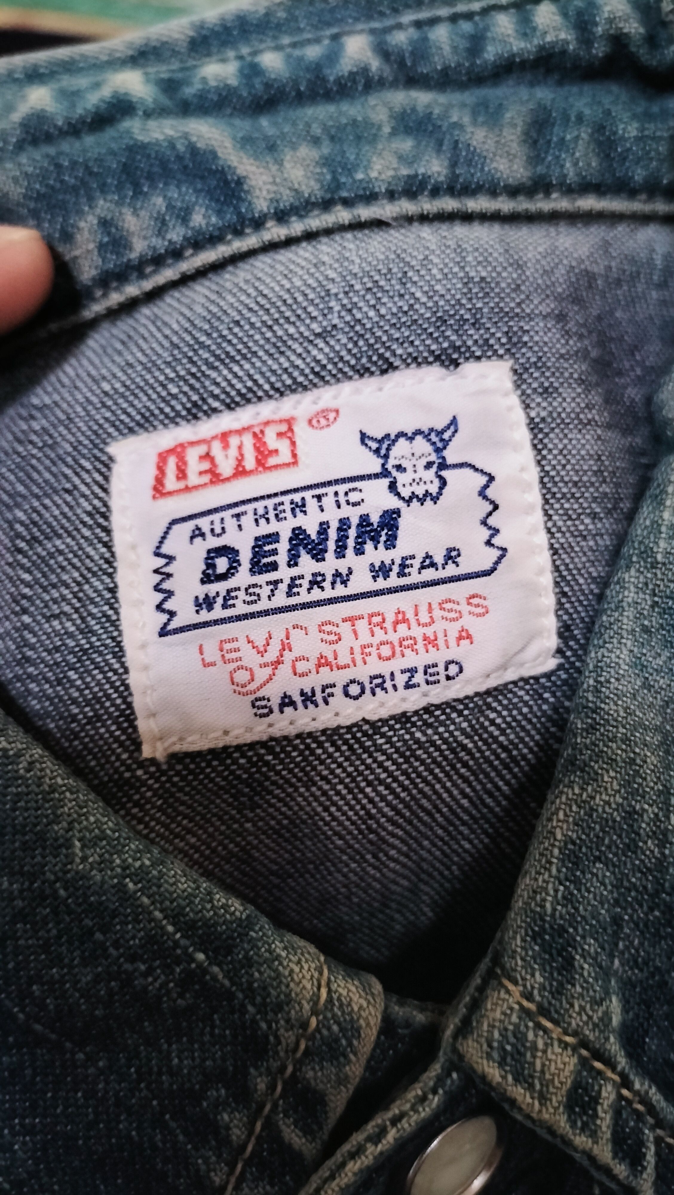 Levi's Vintage Clothing Vintage Levis Big E Short horn Lvc pearls cowboy workwear Size US M / EU 48-50 / 2 - 10 Thumbnail
