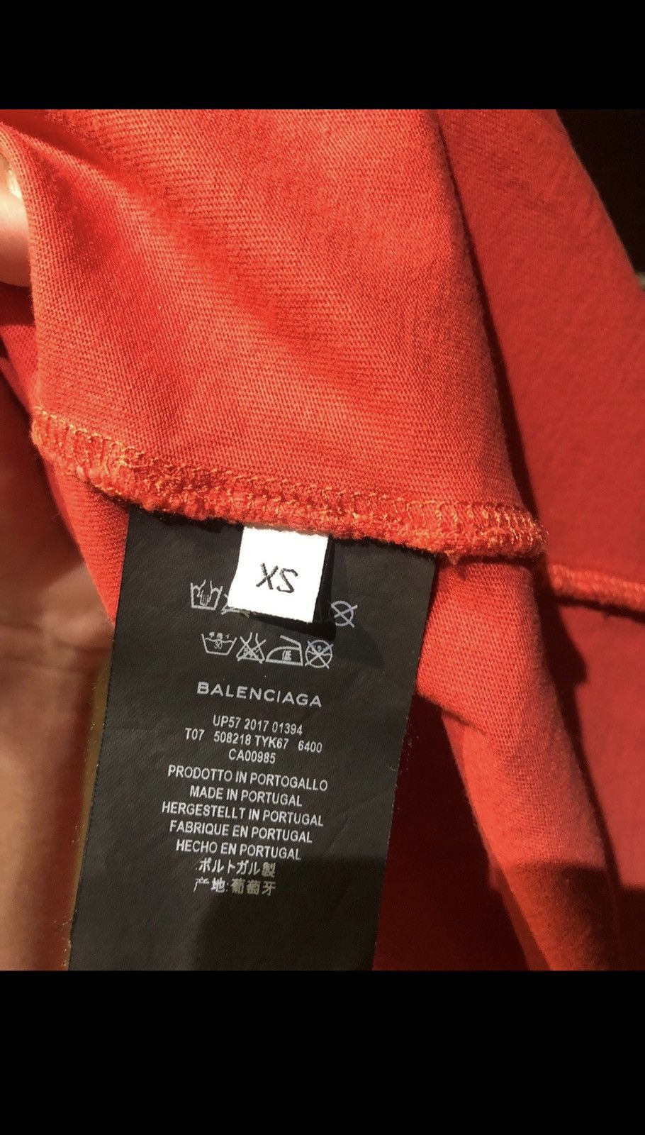 Balenciaga “2018 Europe” t-shirt