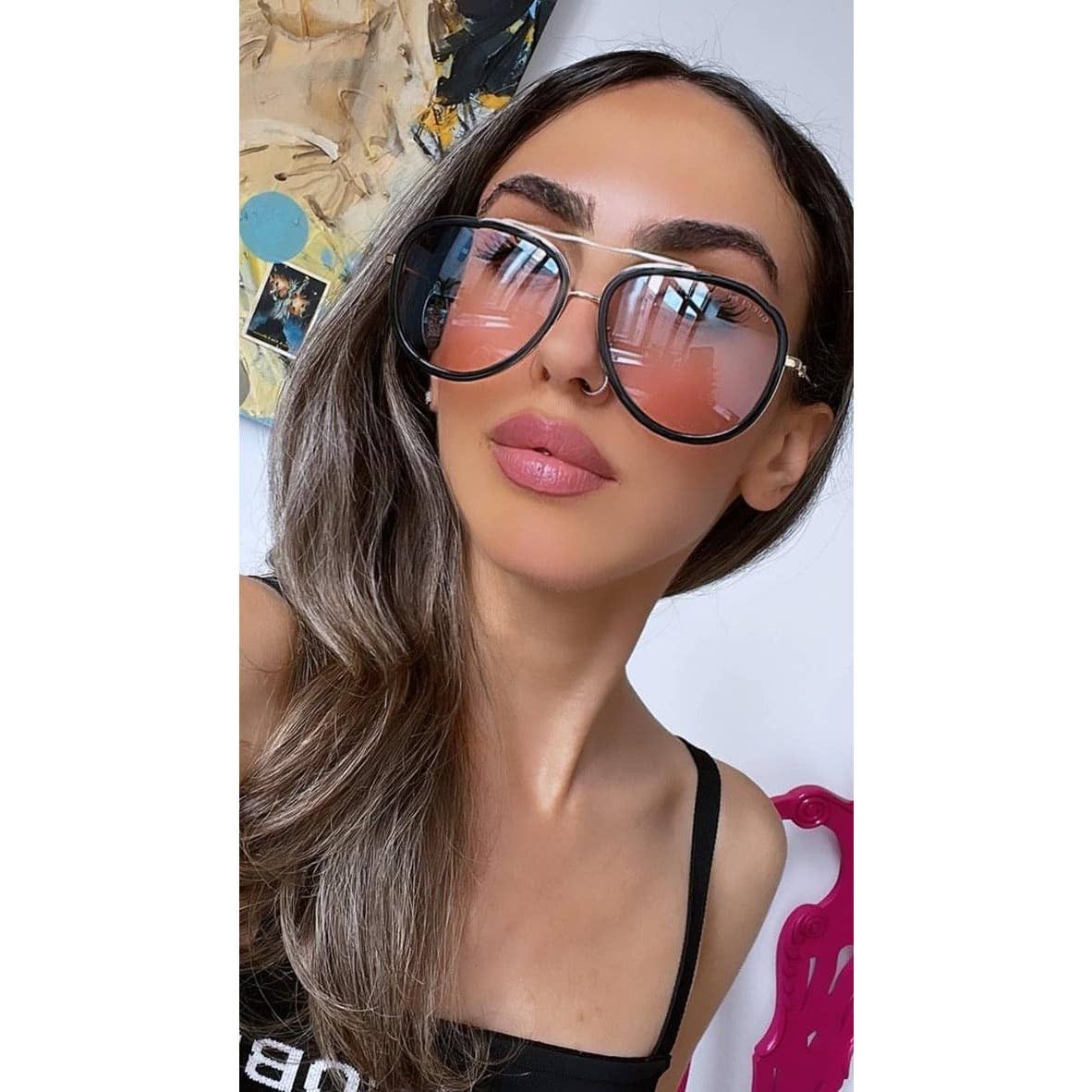 GUCCI GG 0062S ブラック サングラス　ヴィンテージ Gucci™ GG0062S Aviator Sunglasses | EyeOns.com