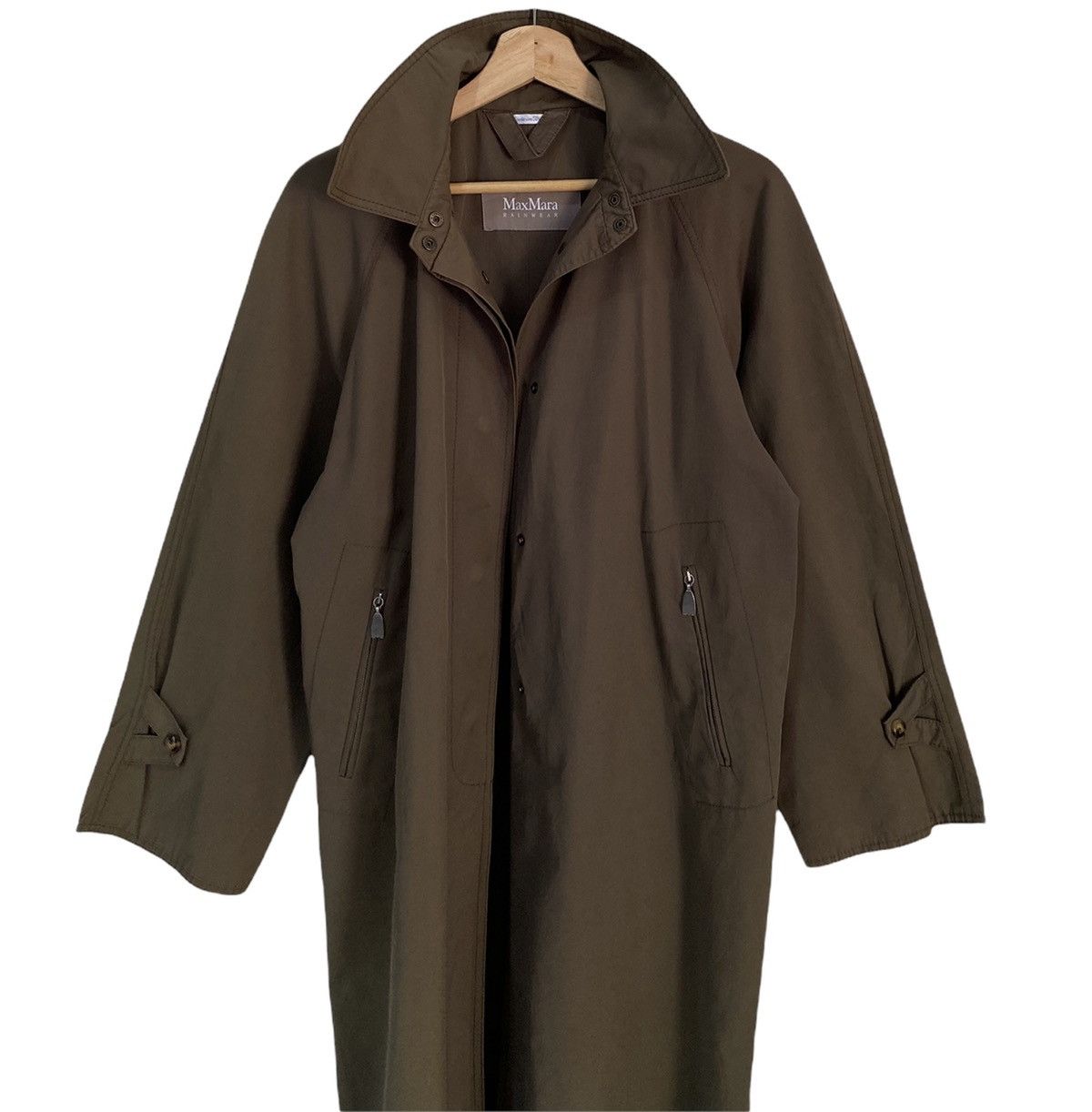Max Mara 🔥MAX MARA ICONIC OVERCOAT RAINWEAR COAT Size M / US 6-8 / IT 42-44 - 9 Thumbnail