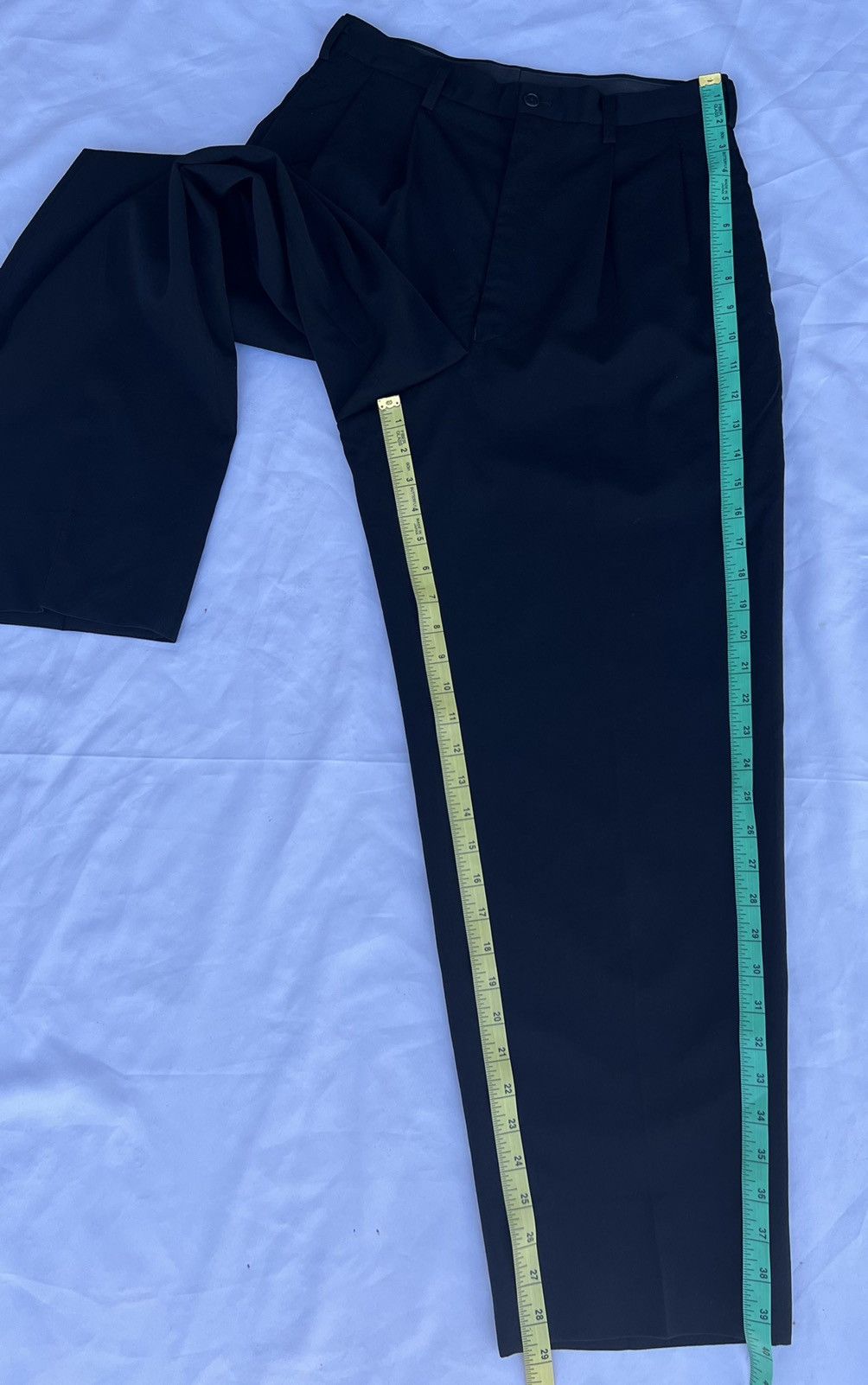 Yohji Yamamoto VTG 1994 A/W Yohji Yamamoto Y’s for Men Baggy Wool Trouser Size US 29 - 23 Thumbnail