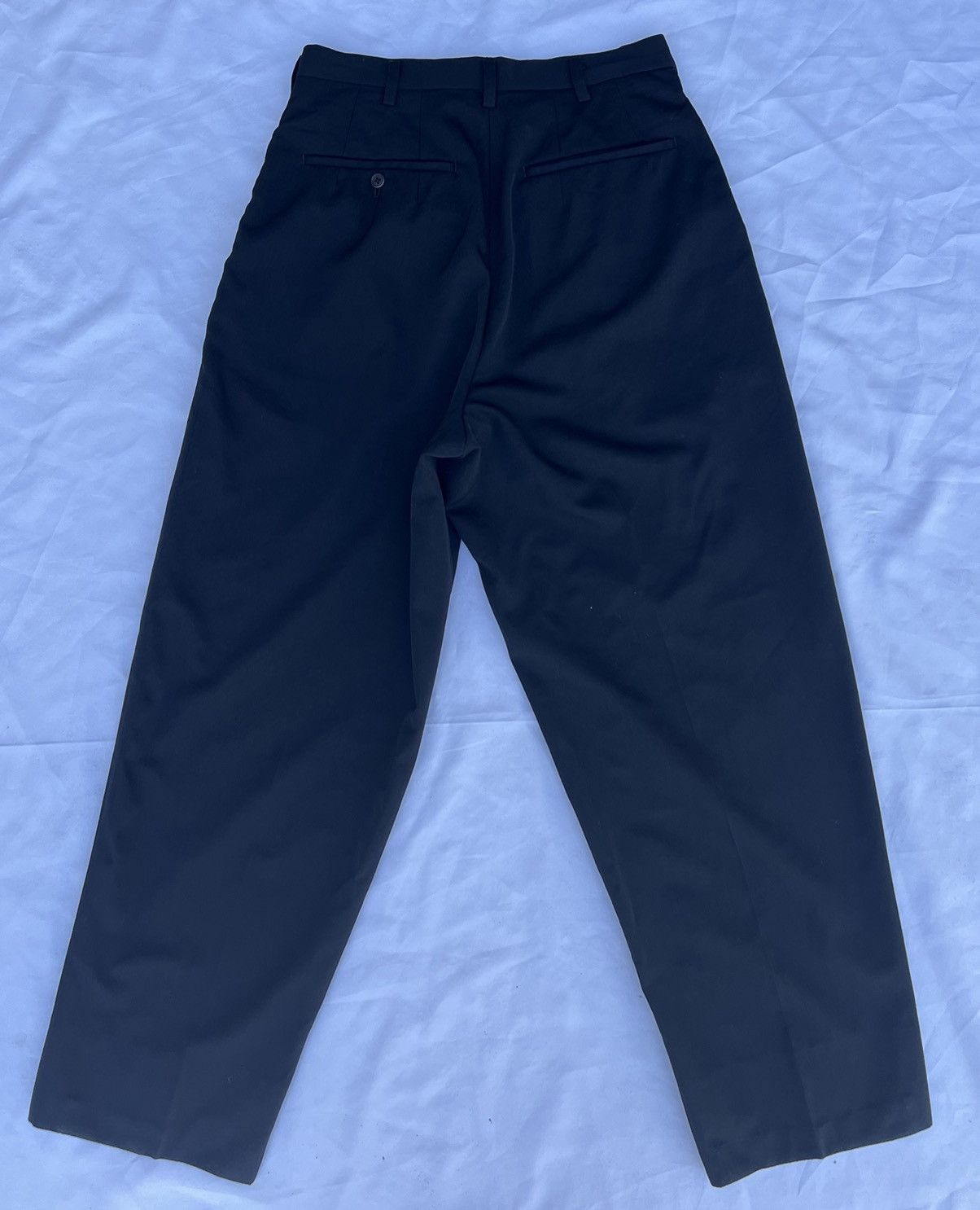 Yohji Yamamoto VTG 1994 A/W Yohji Yamamoto Y’s for Men Baggy Wool Trouser Size US 29 - 24 Thumbnail
