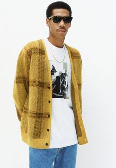 Supreme Plaid Mohair Cardigan | Grailed