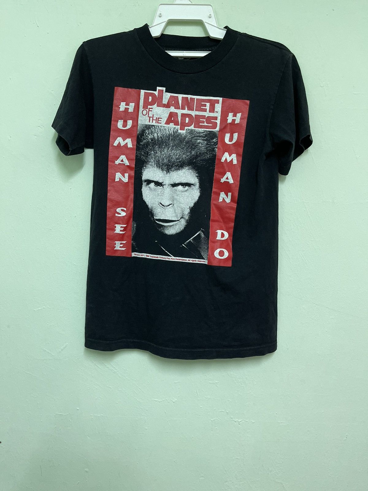 Vintage planet of the apes human see human do