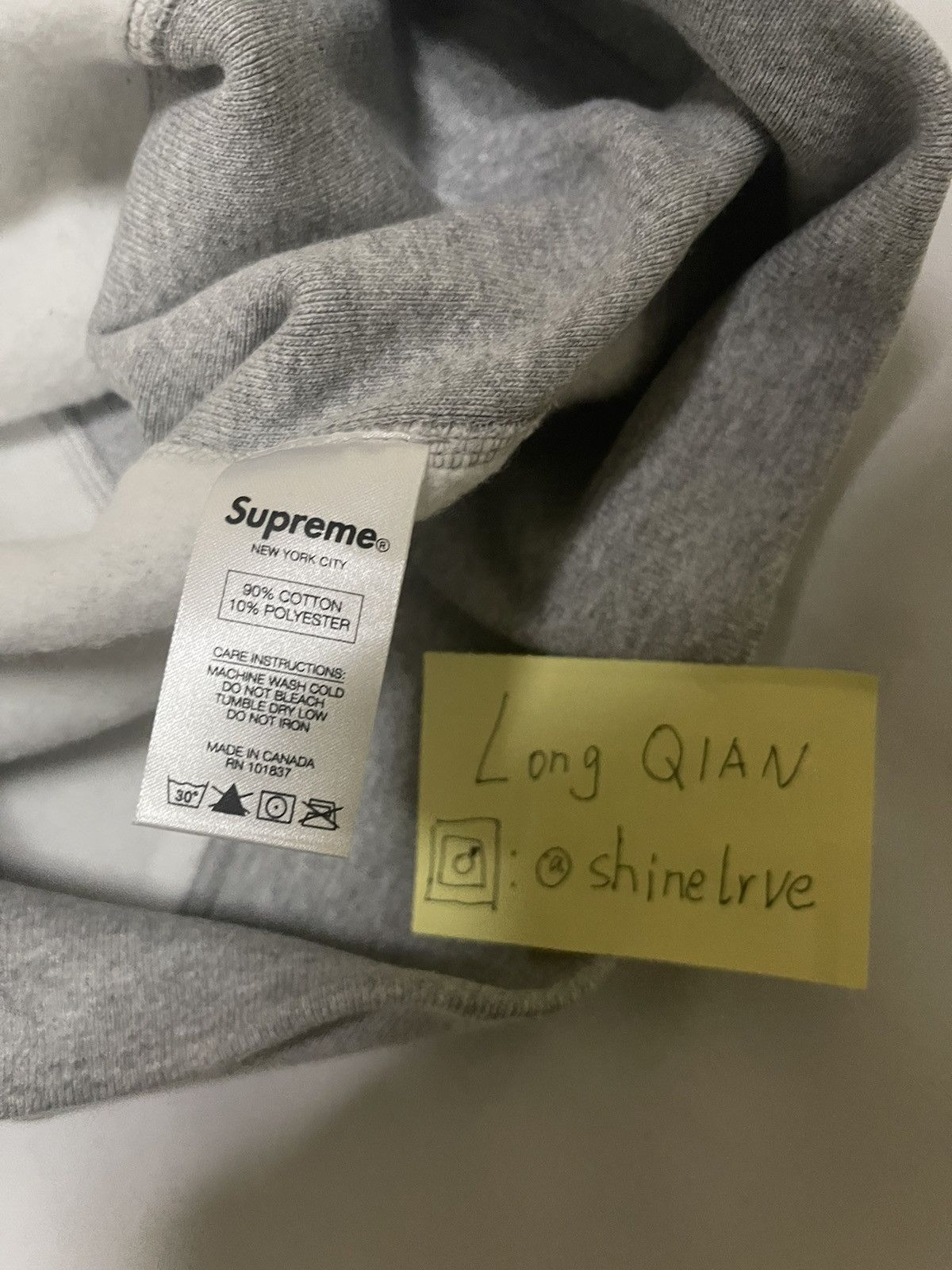 Supreme Supreme fw16 red on grey box logo hoodie hood ds in og bag Size US S / EU 44-46 / 1 - 6 Thumbnail