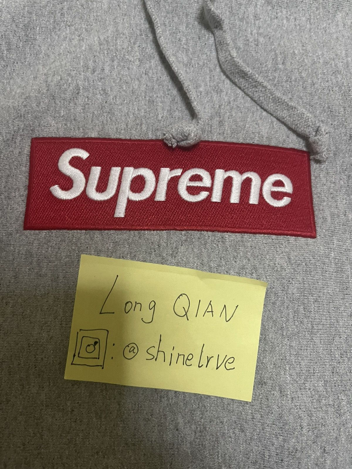 Supreme Supreme fw16 red on grey box logo hoodie hood ds in og bag Size US S / EU 44-46 / 1 - 5 Thumbnail