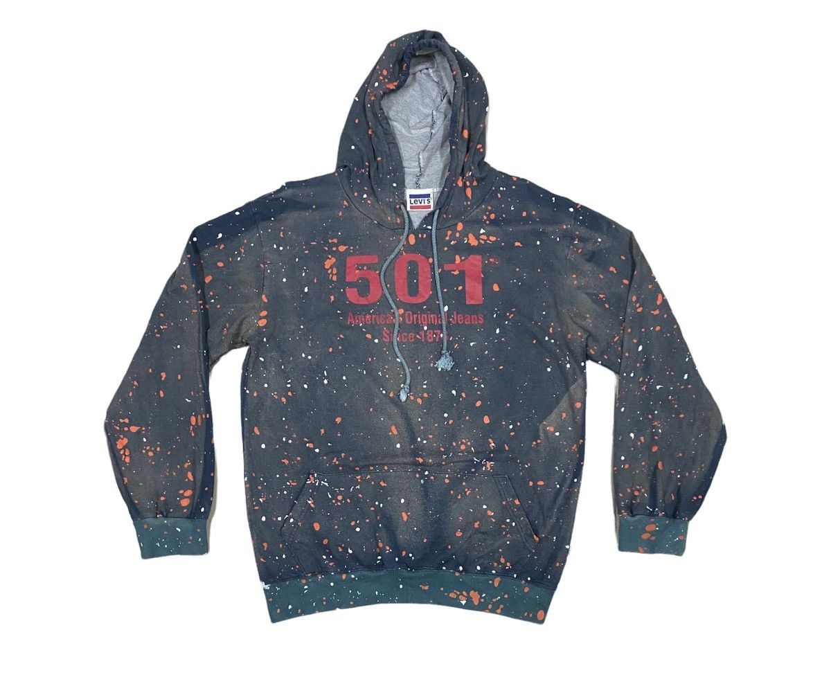 Levi's × Levi's Vintage Clothing Rare🤘🏼LEVI'S Hoodies x Distressed Style x Made in USA Size US L / EU 52-54 / 3 - 1 Thumbnail