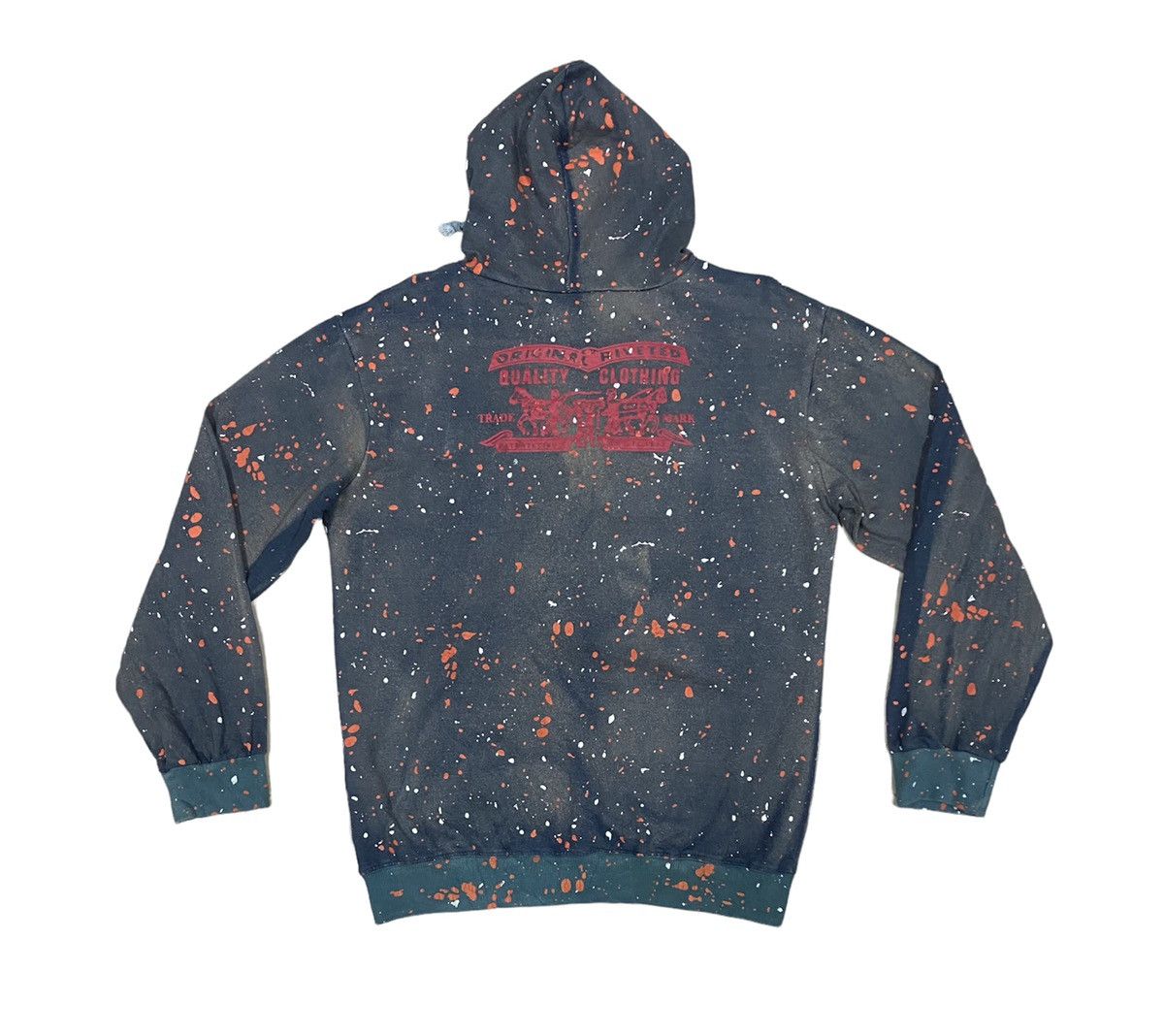 Levi's × Levi's Vintage Clothing Rare🤘🏼LEVI'S Hoodies x Distressed Style x Made in USA Size US L / EU 52-54 / 3 - 3 Thumbnail