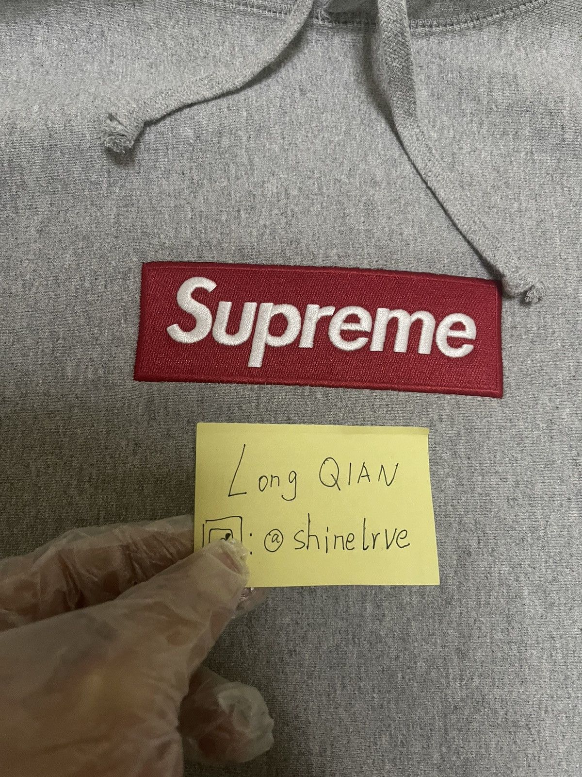 Supreme Supreme fw16 red on grey box logo hood hoodie sweatshirt Size US M / EU 48-50 / 2 - 5 Thumbnail