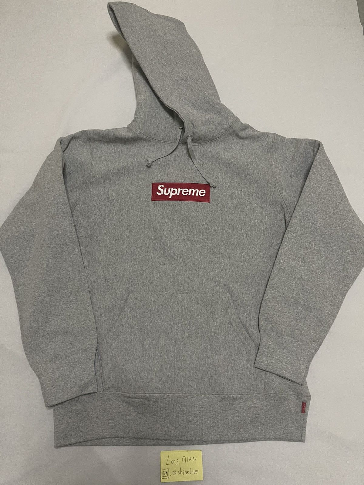 Supreme Supreme fw16 red on grey box logo hood hoodie sweatshirt Size US M / EU 48-50 / 2 - 3 Thumbnail