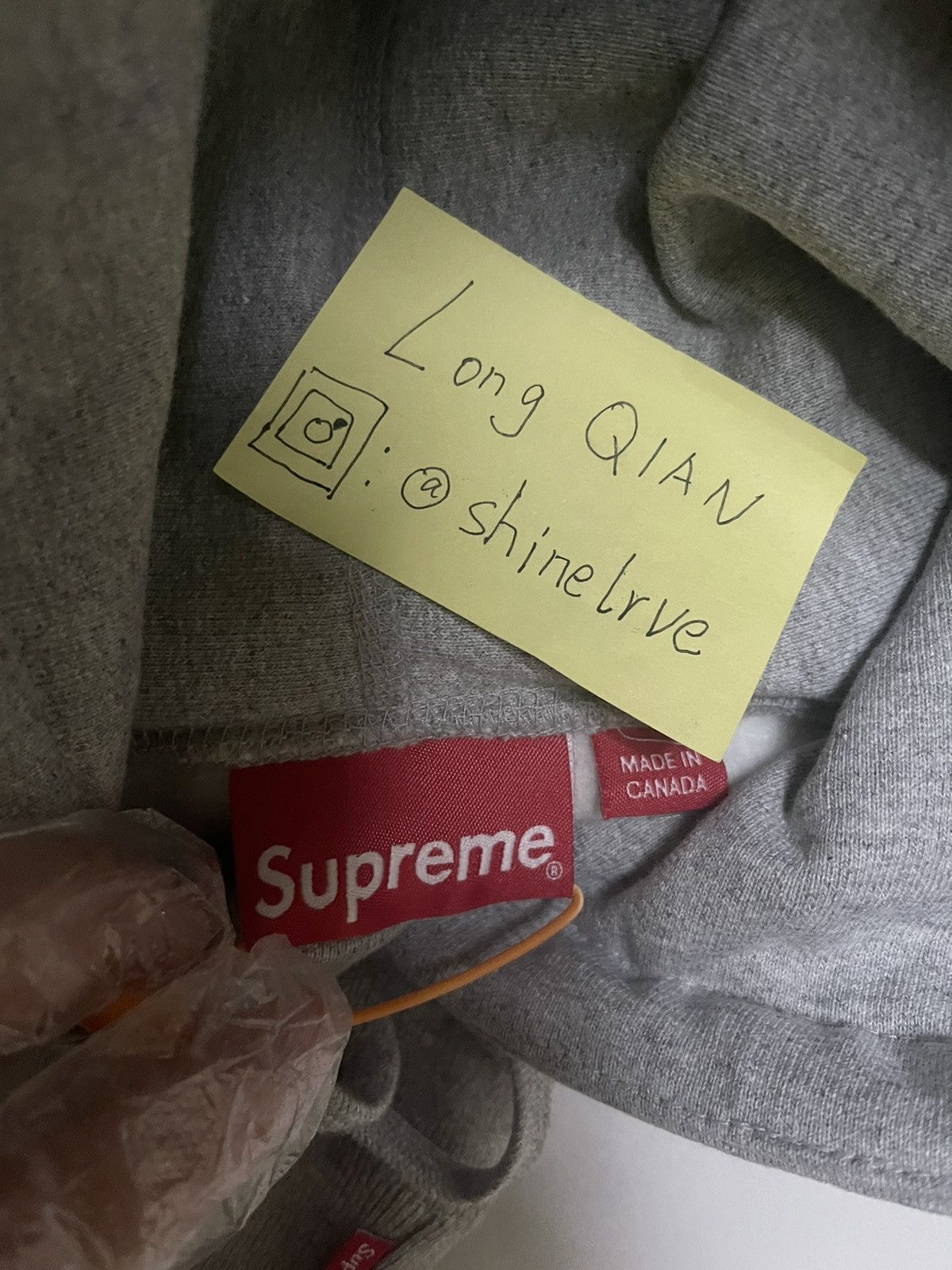 Supreme Supreme fw16 red on grey box logo hood hoodie sweatshirt Size US M / EU 48-50 / 2 - 7 Thumbnail