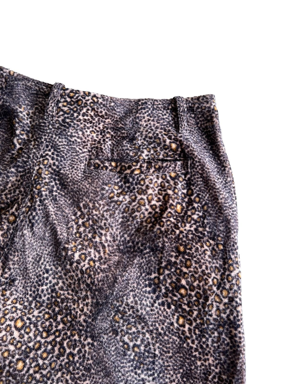 Needles 1990s Leopard Print Moleskin Needles Style Up Start Short Size US 32 / EU 48 - 5 Thumbnail
