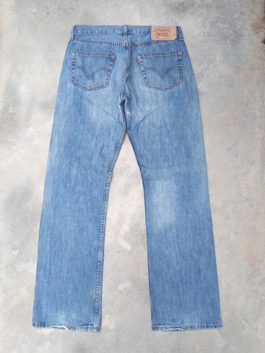 Vintage Light Wash Vintage Levi's 501 Distressed Jeans 32x32 | Grailed