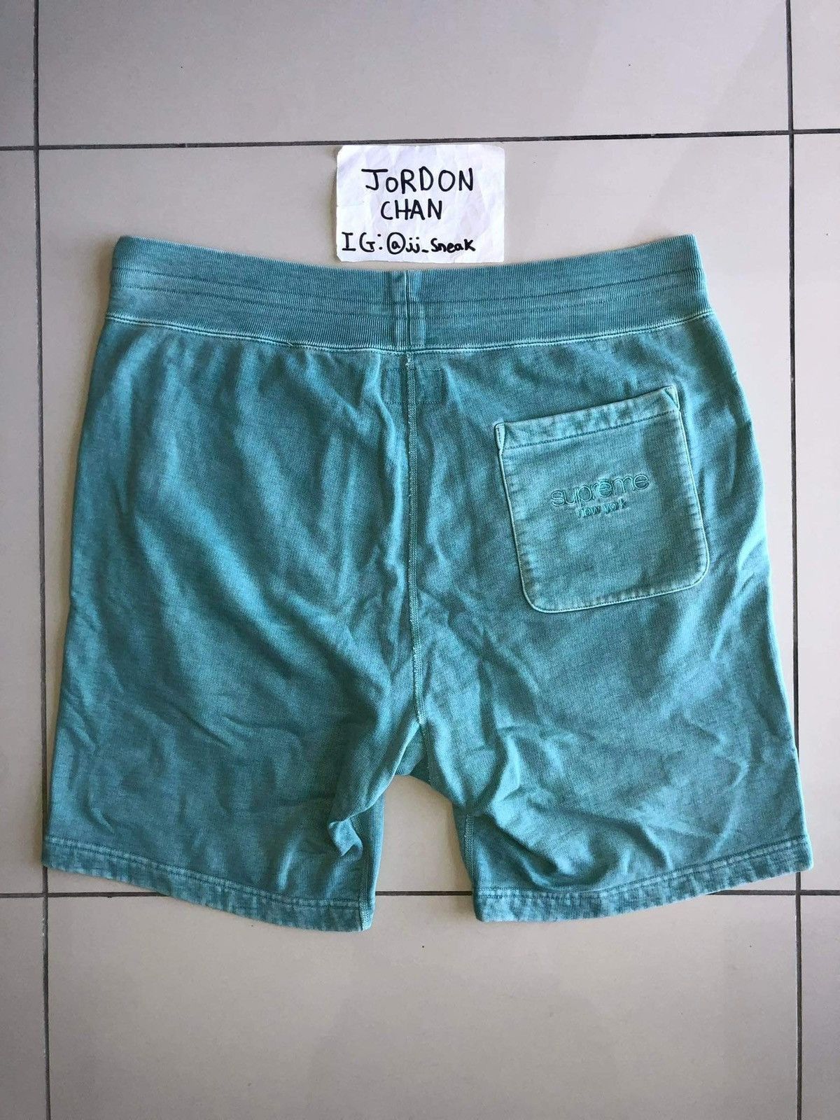 Supreme Supreme Classic Logo Over dyed Sweat-shorts (SS15) Size US 34 / EU 50 - 3 Thumbnail