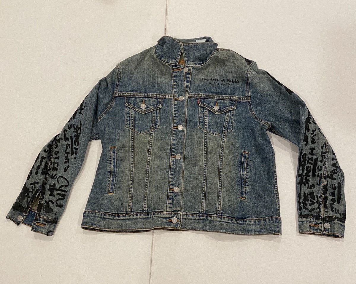 Kanye West × Levi's The Life Of Pablo Denim Squad Sheet Notepad Jean Jacket Size US M / EU 48-50 / 2 - 2 Thumbnail