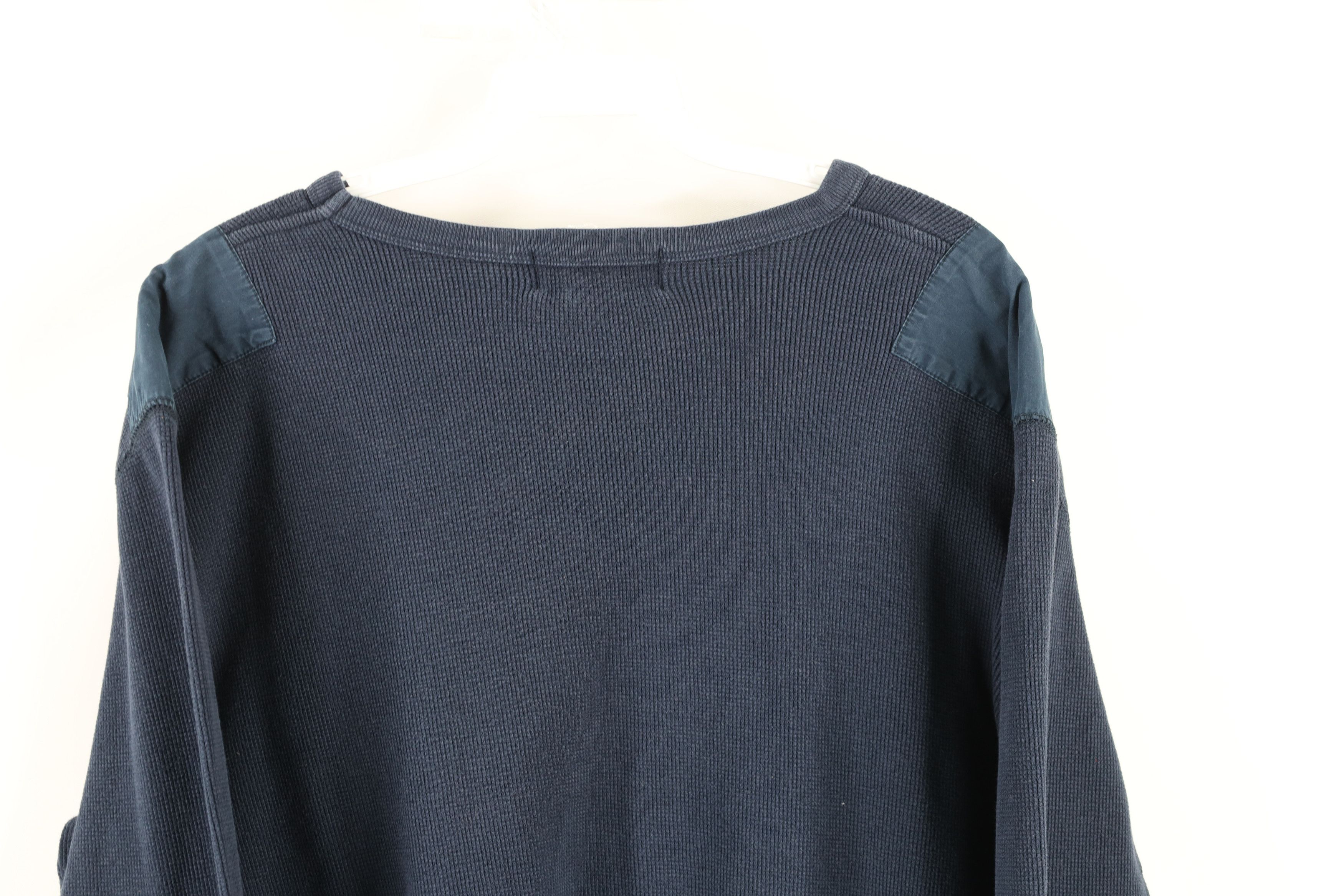 Polo Ralph Lauren × Vintage Vintage 90s Ralph Lauren Thermal Waffle Long Sleeve T-Shirt Size US XL / EU 56 / 4 - 7 Thumbnail
