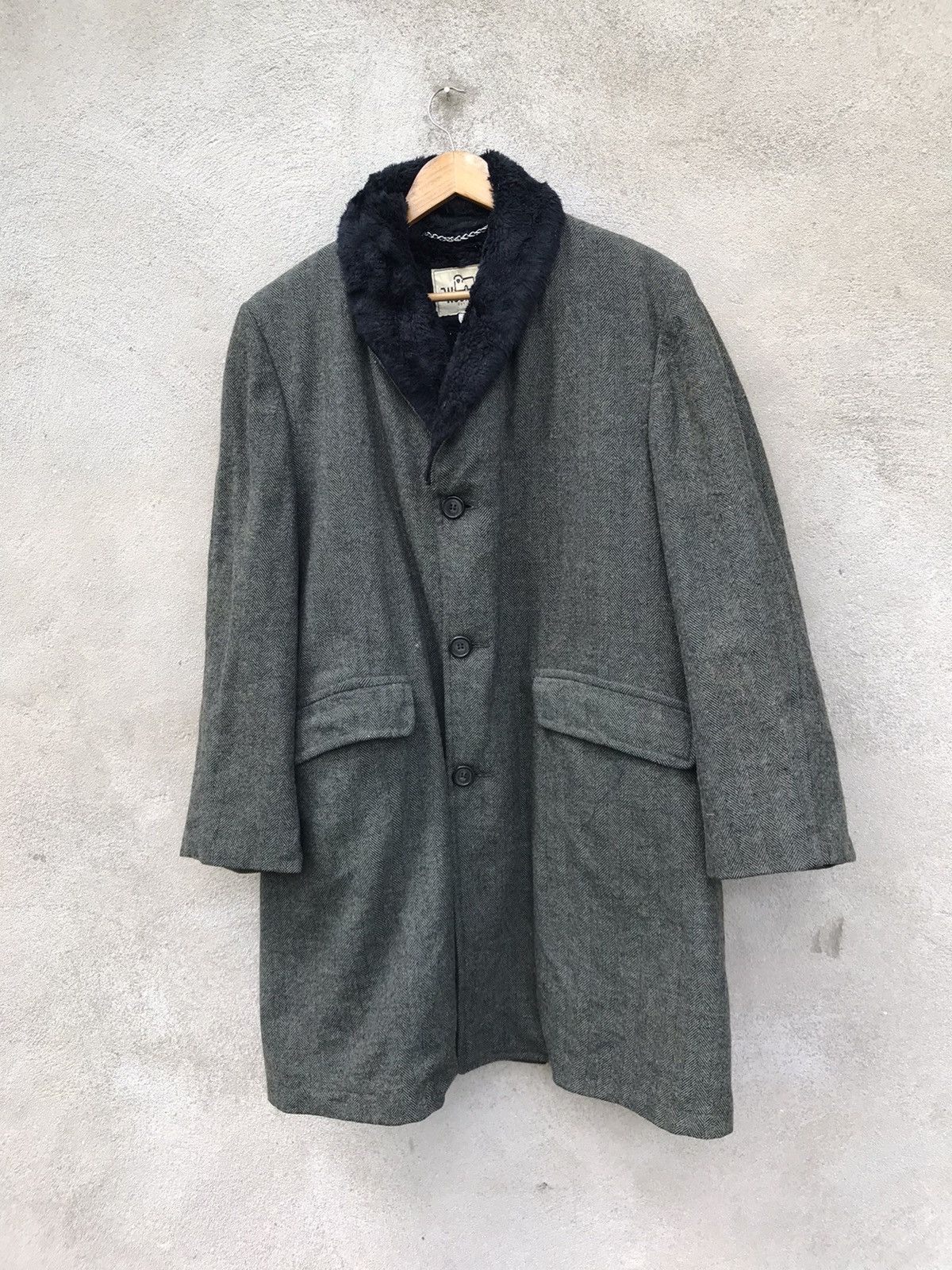 Woolrich Woolen Mills RARE WOOLRICH FUR HEAVY COAT LONG JACKET Size US L / EU 52-54 / 3 - 2 Thumbnail