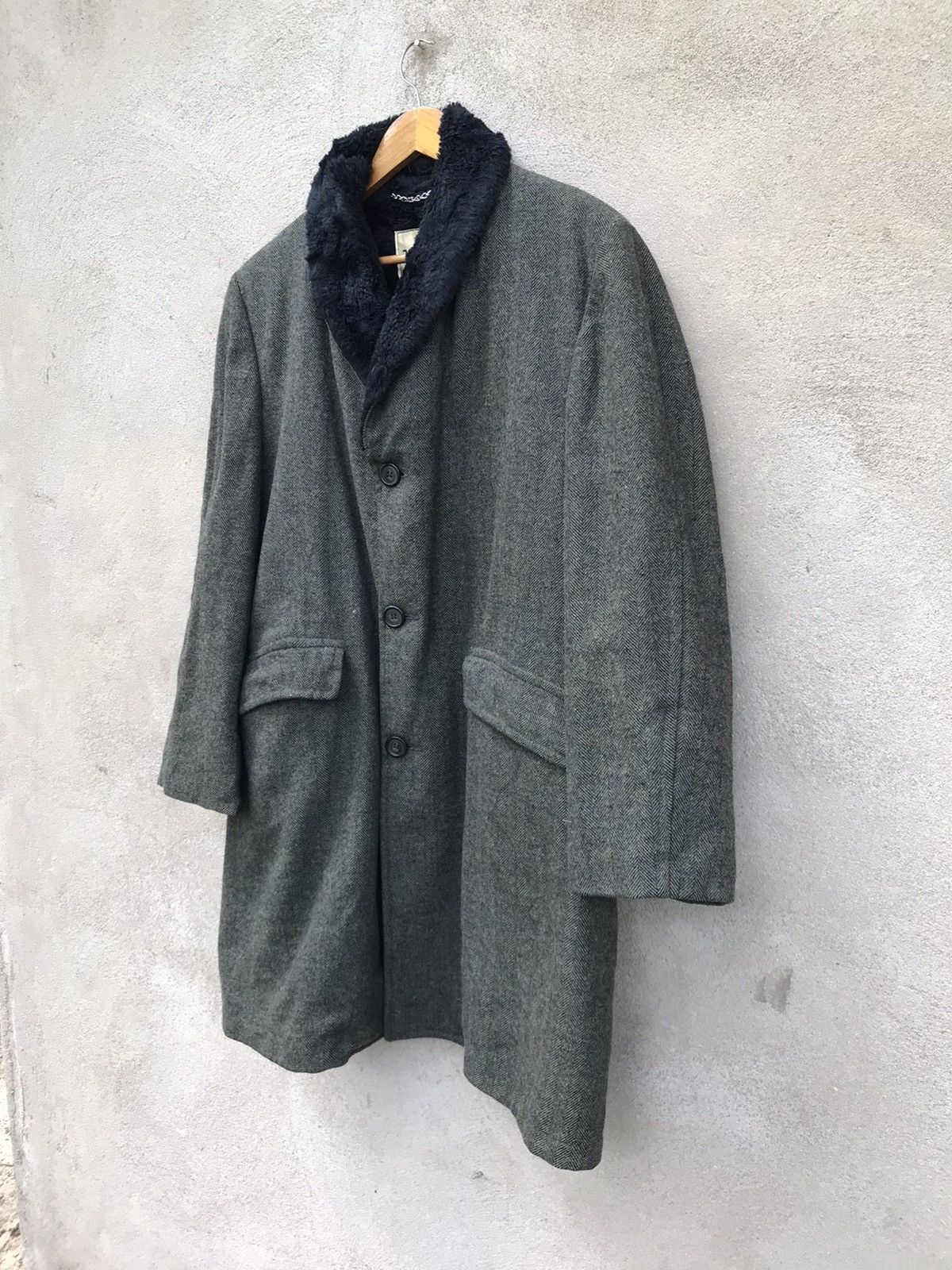 Woolrich Woolen Mills RARE WOOLRICH FUR HEAVY COAT LONG JACKET Size US L / EU 52-54 / 3 - 3 Thumbnail
